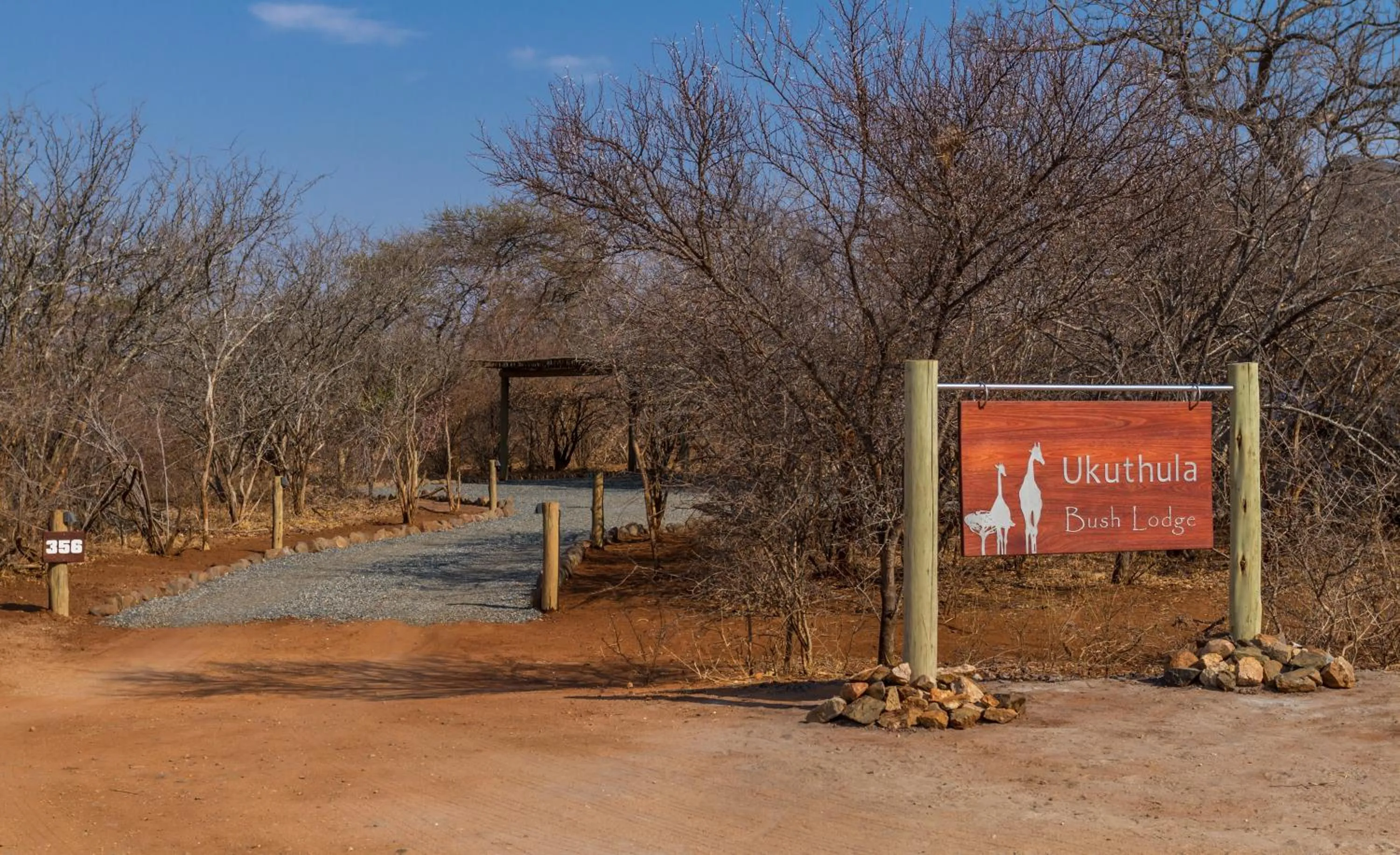 Natural landscape in Ukuthula Bush Lodge