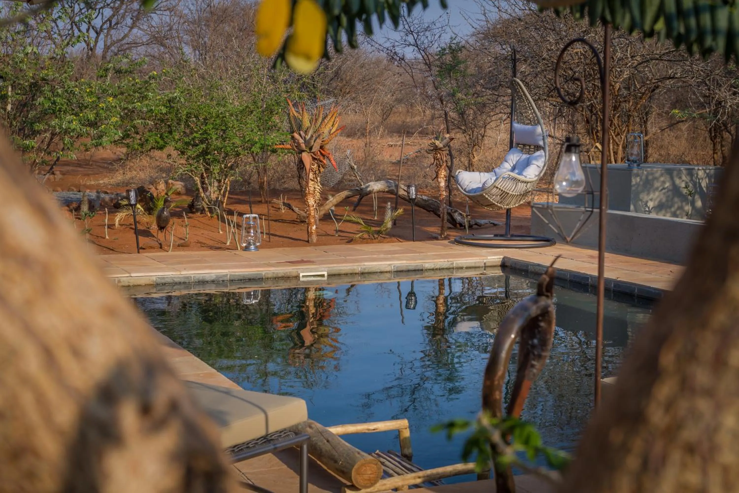 Garden in Ukuthula Bush Lodge