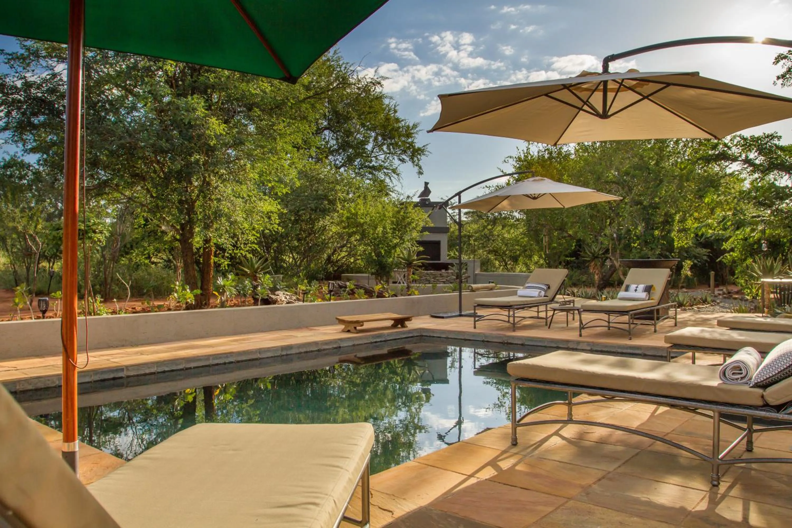 Garden in Ukuthula Bush Lodge