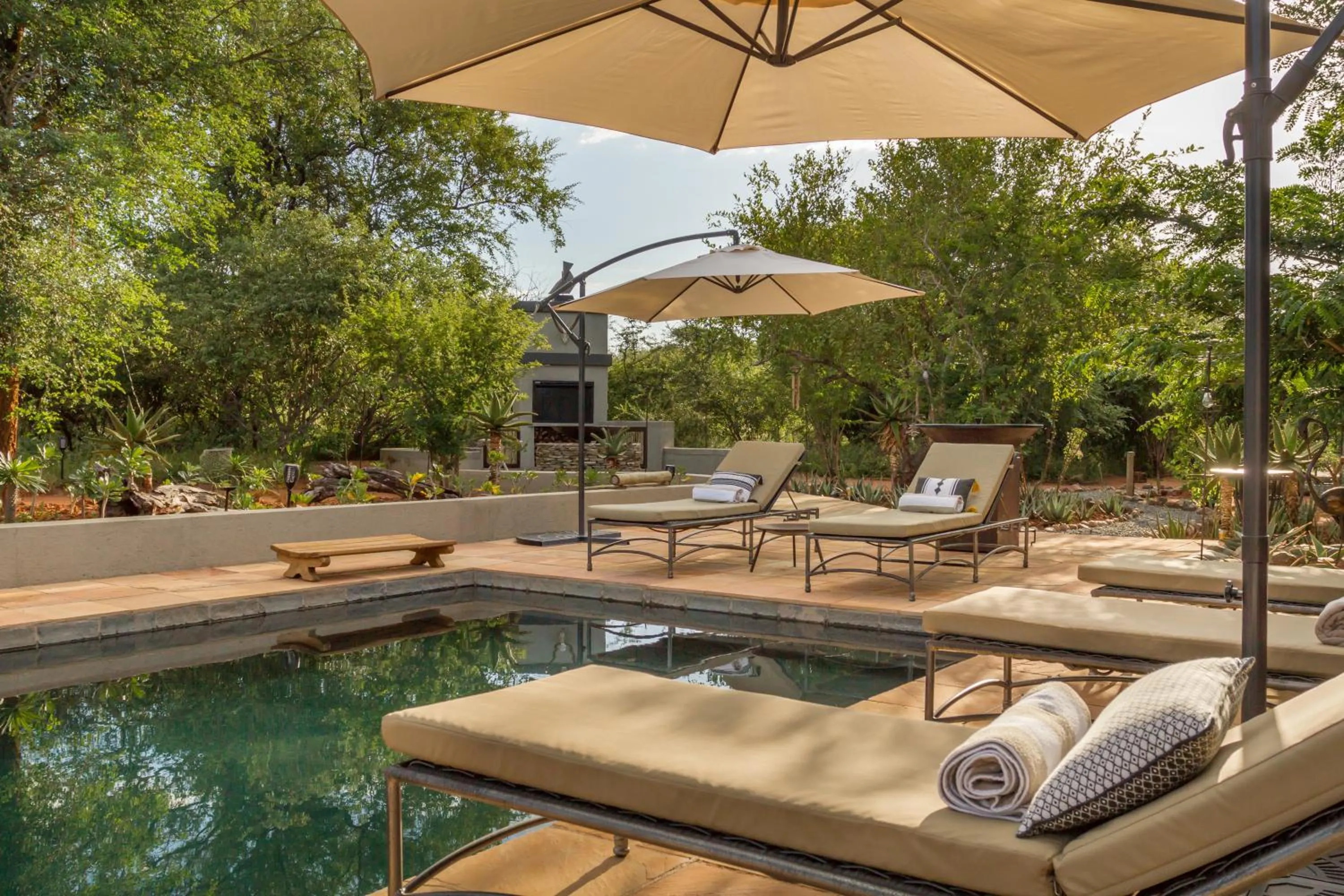 Natural landscape in Ukuthula Bush Lodge