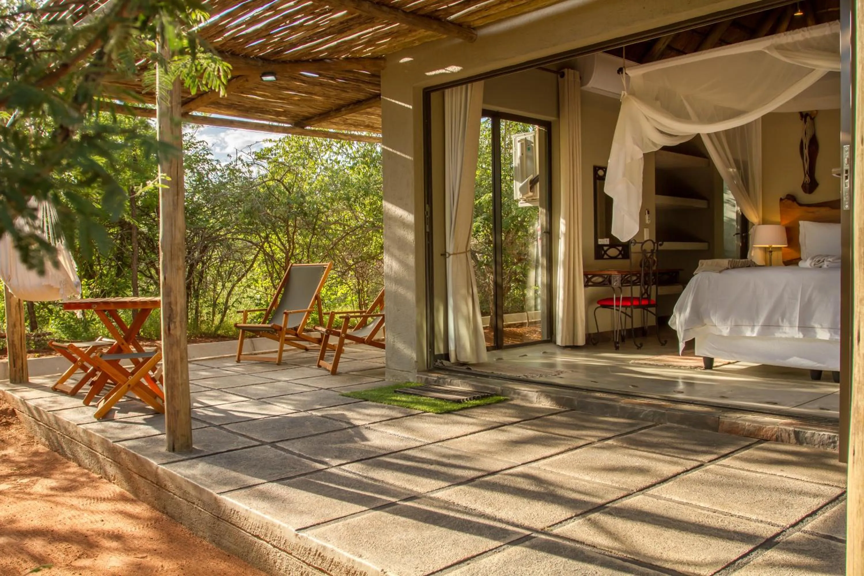 Garden in Ukuthula Bush Lodge