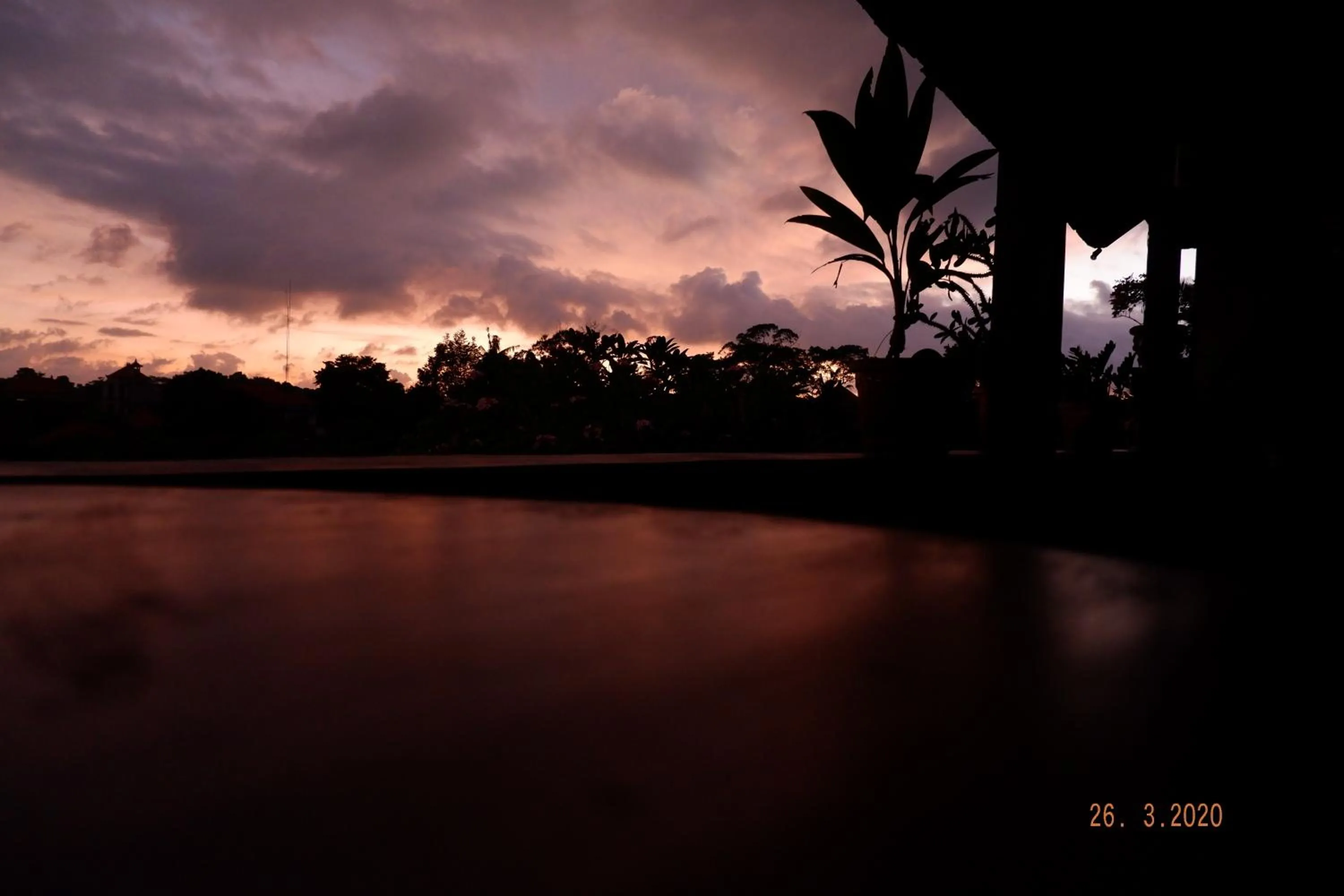 Sunset in Danasari Homestay