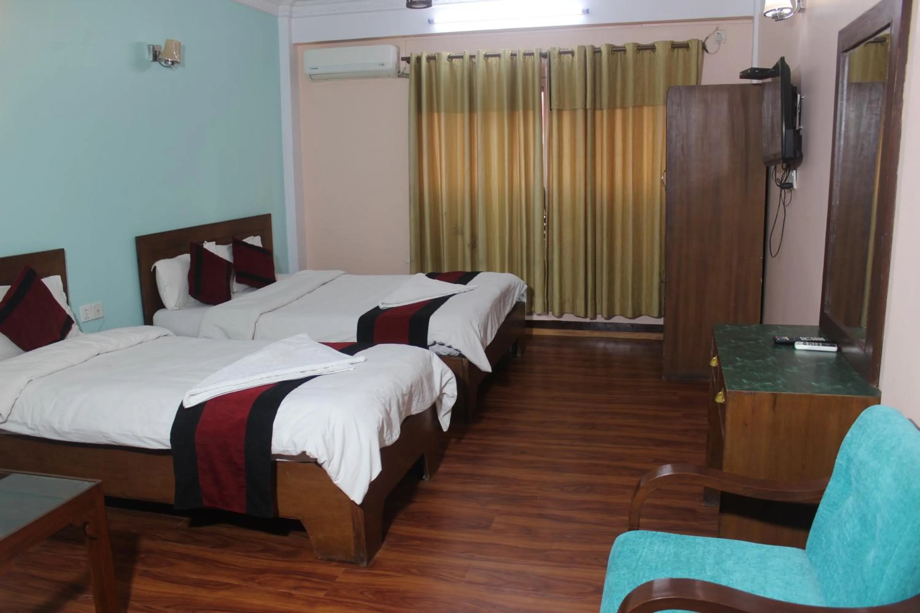 Double or Twin Room with Bathroom - single occupancy in Hotel Happy Home or Mudkhu Durbar