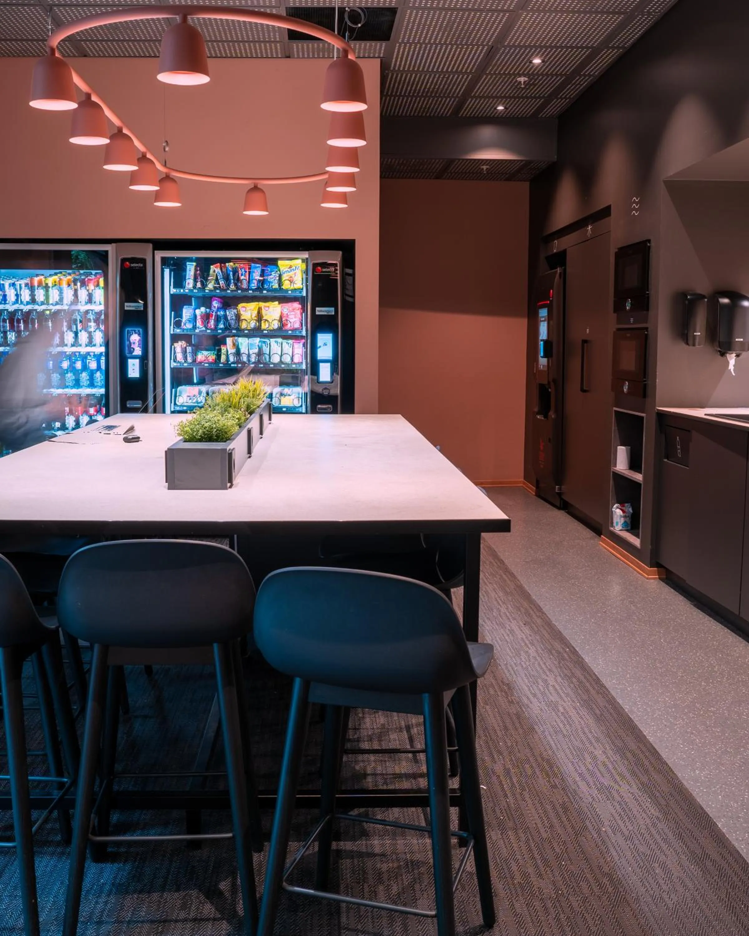 Communal kitchen in Citybox Oslo