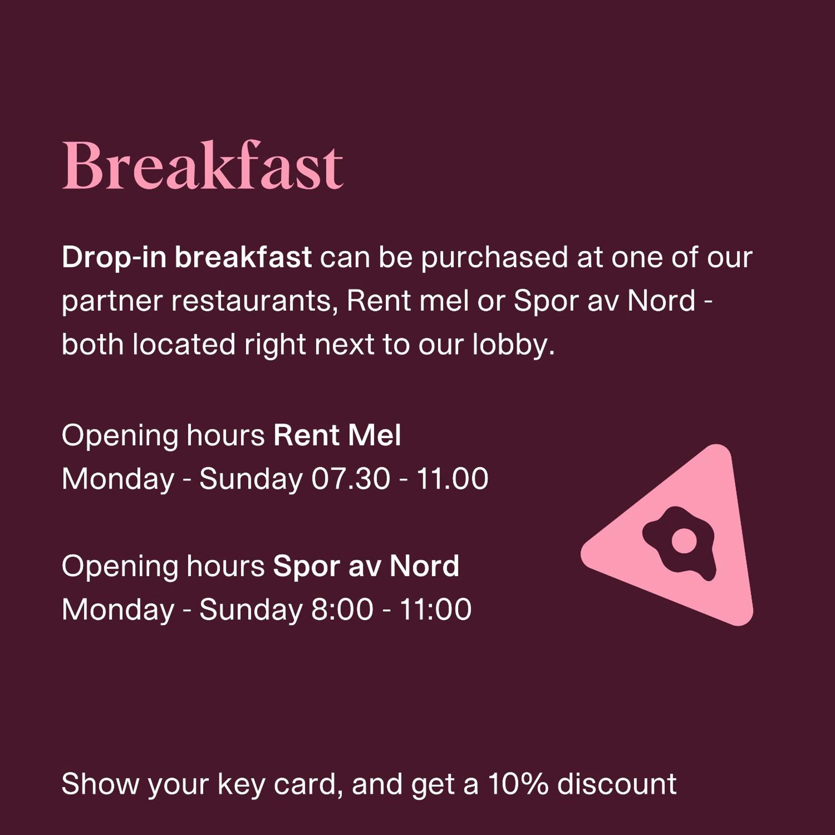 Breakfast in Citybox Oslo