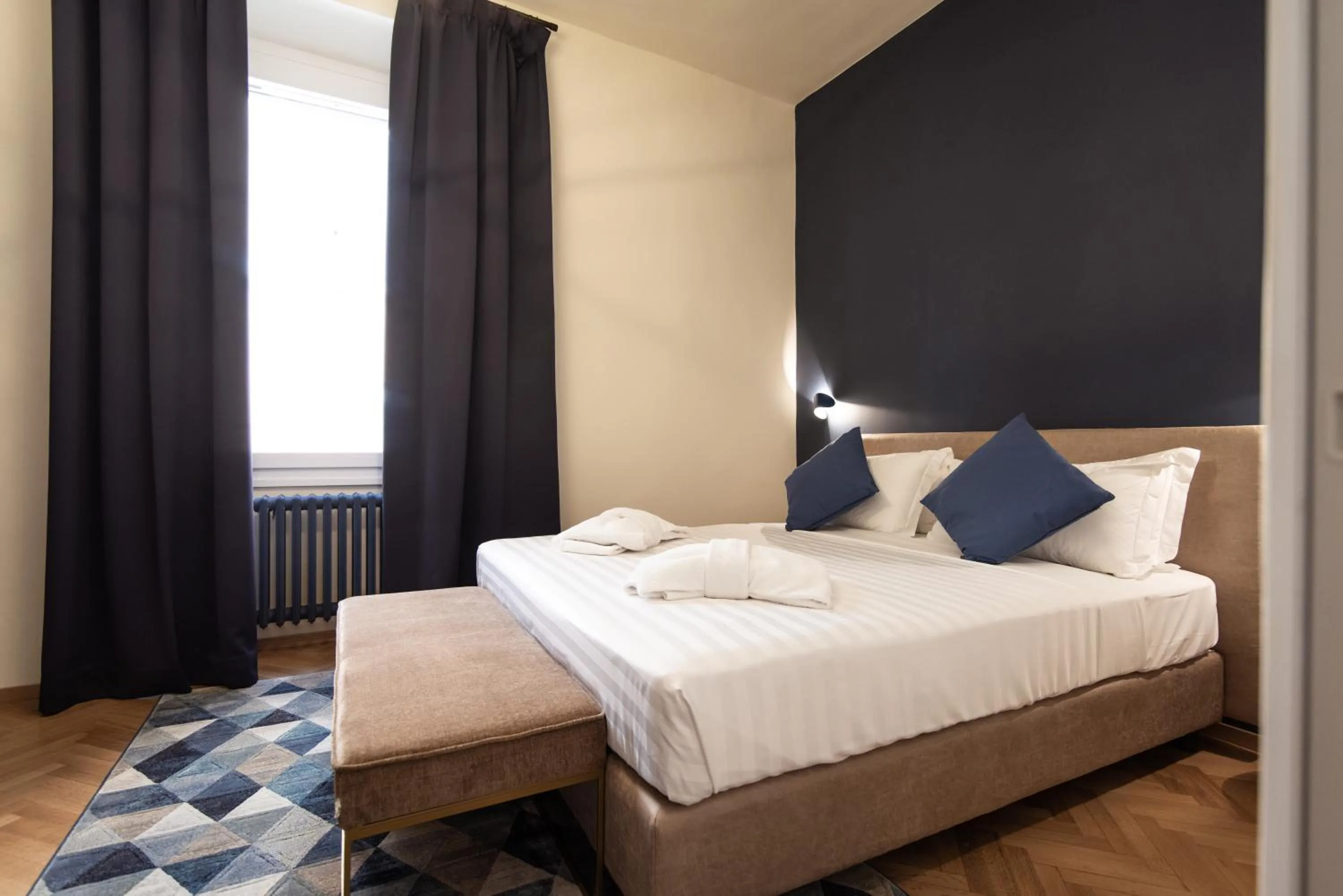 Bed in BEIGE ET BLE' GuestHouse