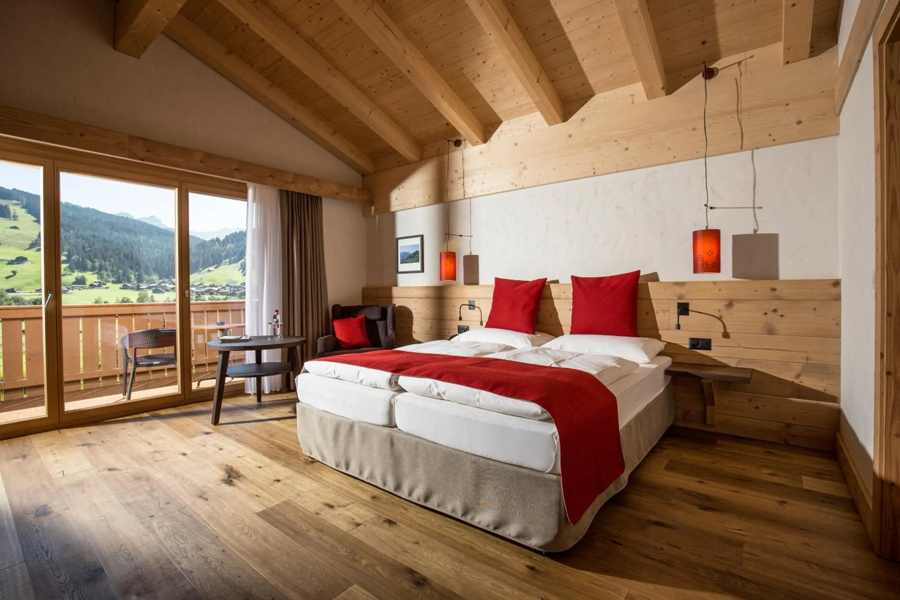 Bed in Hotel Spitzhorn Superieur