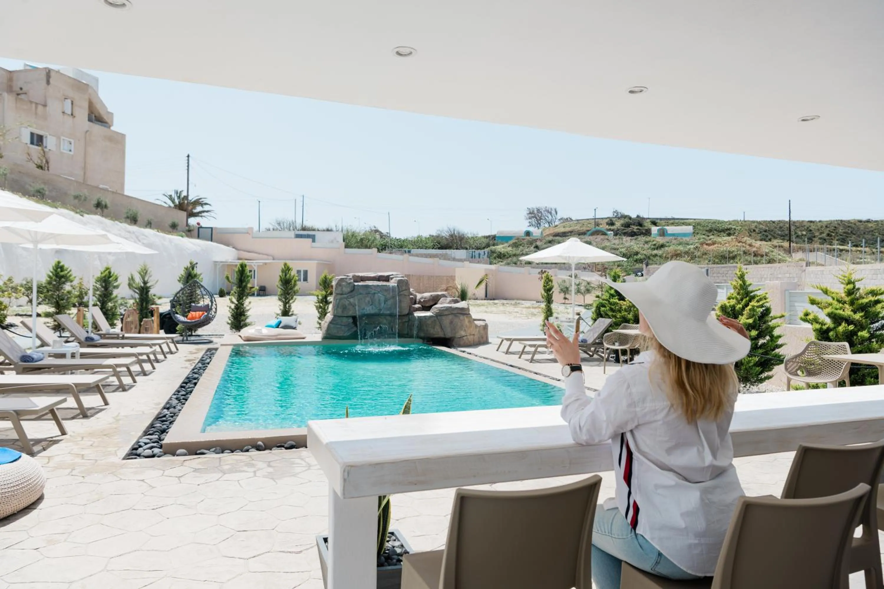 Swimming pool in Santoterra Antigua Suites
