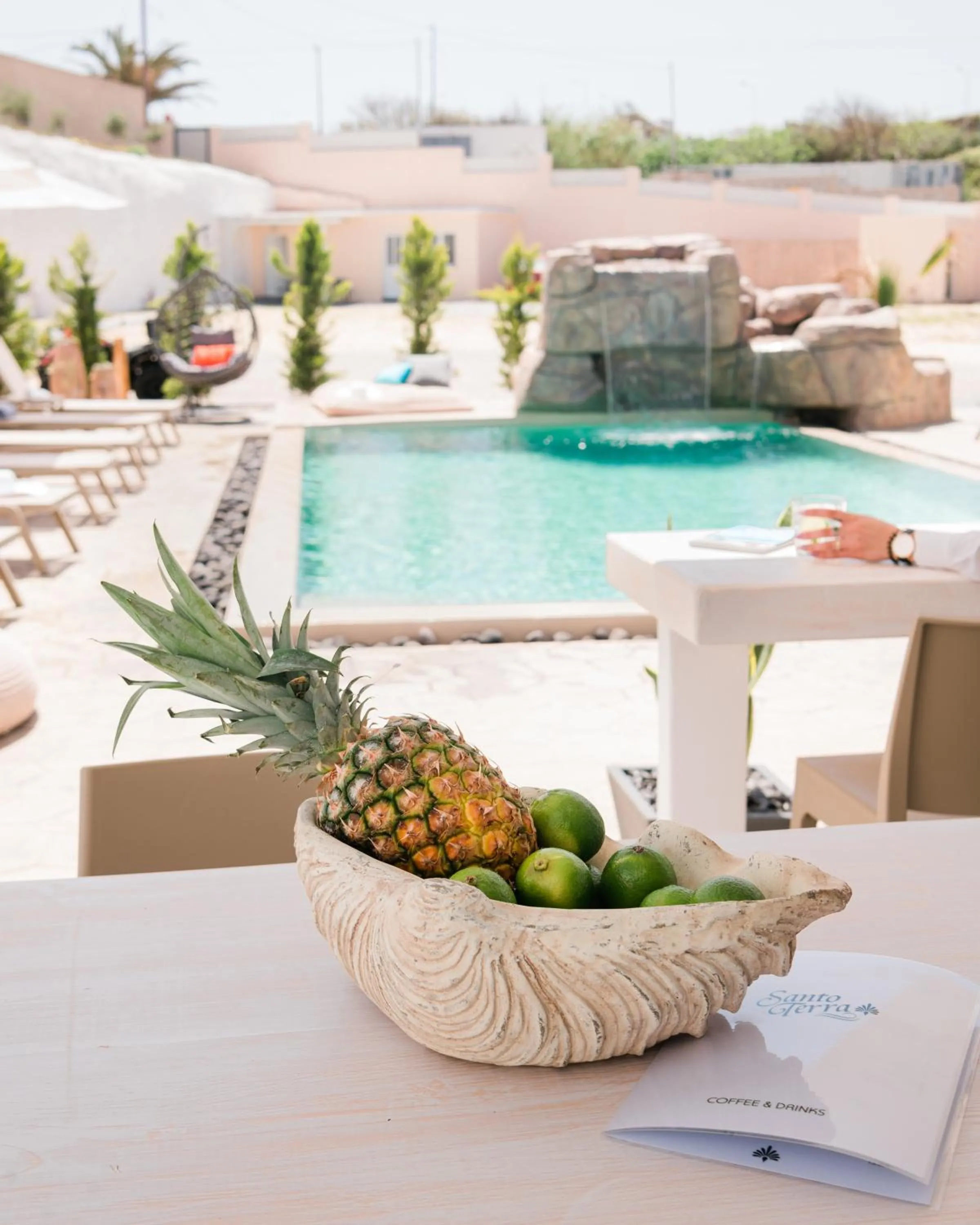 Swimming pool in Santoterra Antigua Suites