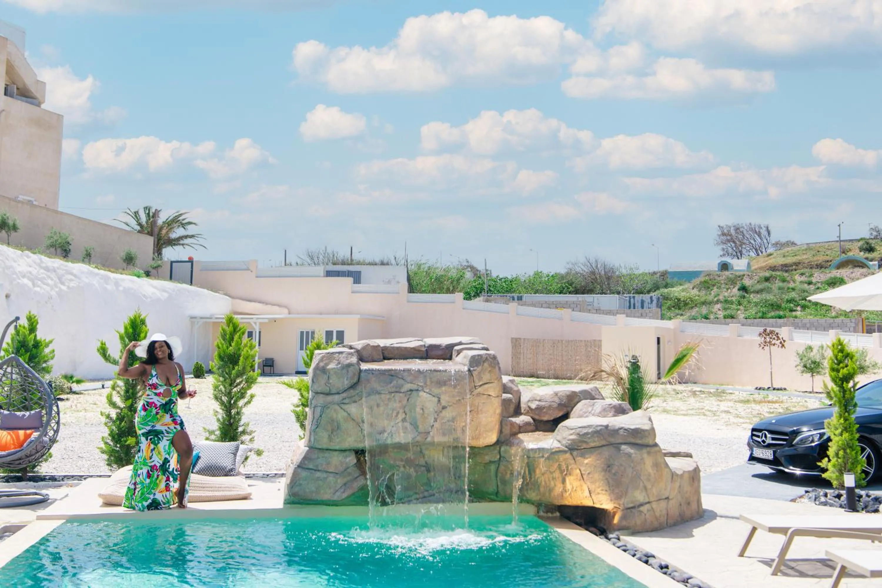 Swimming pool in Santoterra Antigua Suites