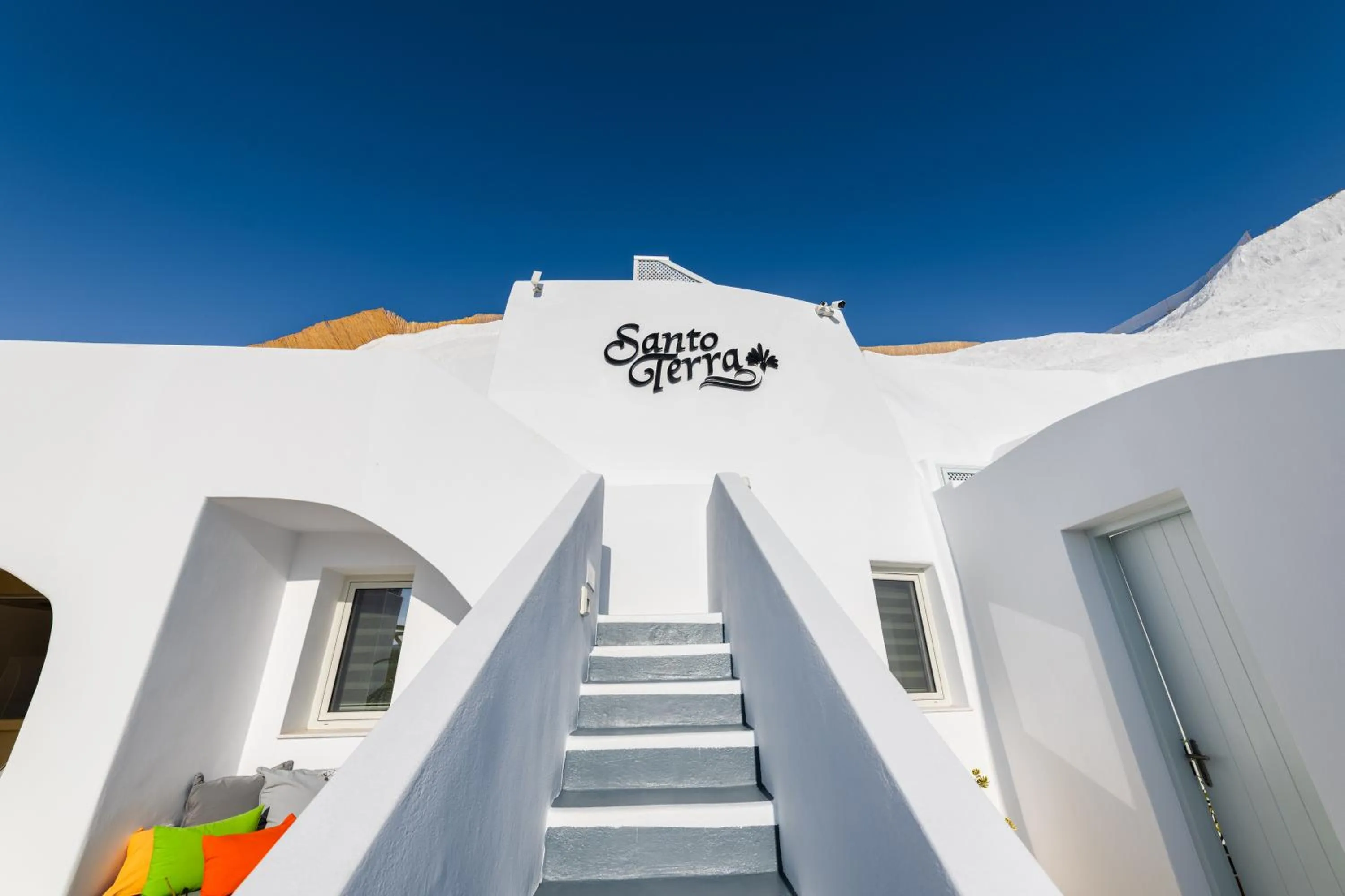 Property logo or sign in Santoterra Antigua Suites