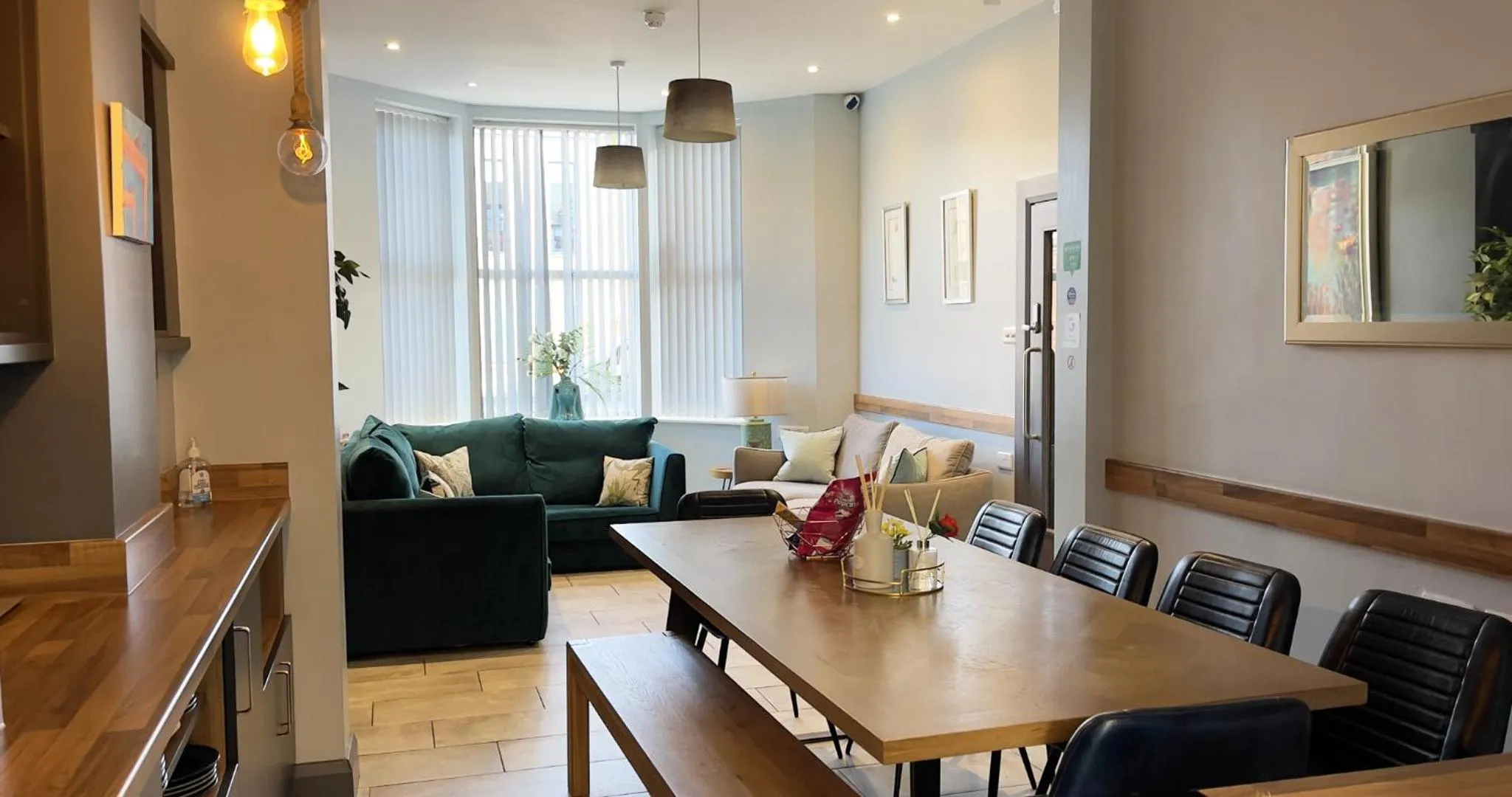 Dining area in Titanic Guest 4 Star Boutique- Tourism NI certified- Free parking