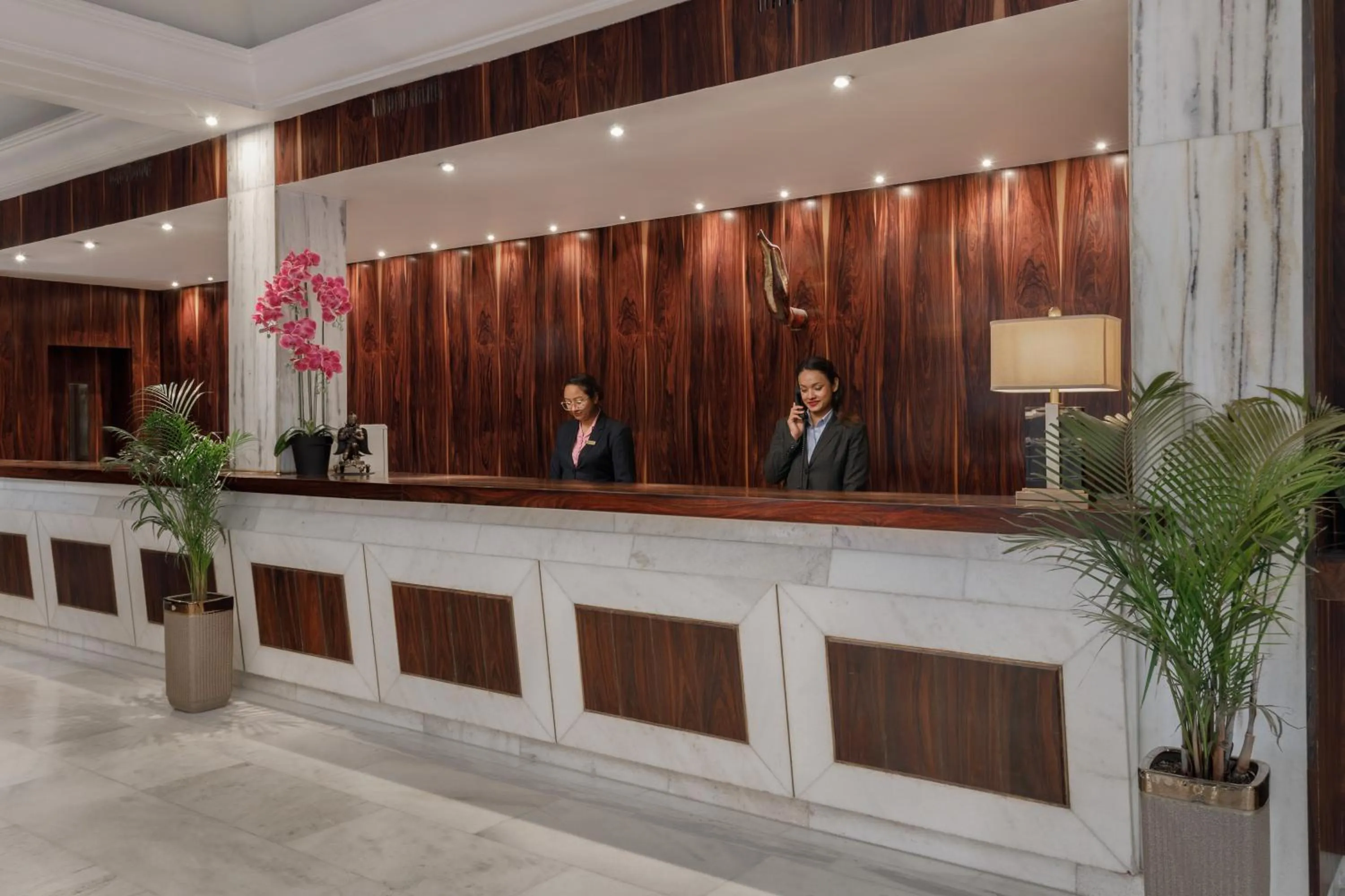 Lobby or reception in Hotel Himalaya