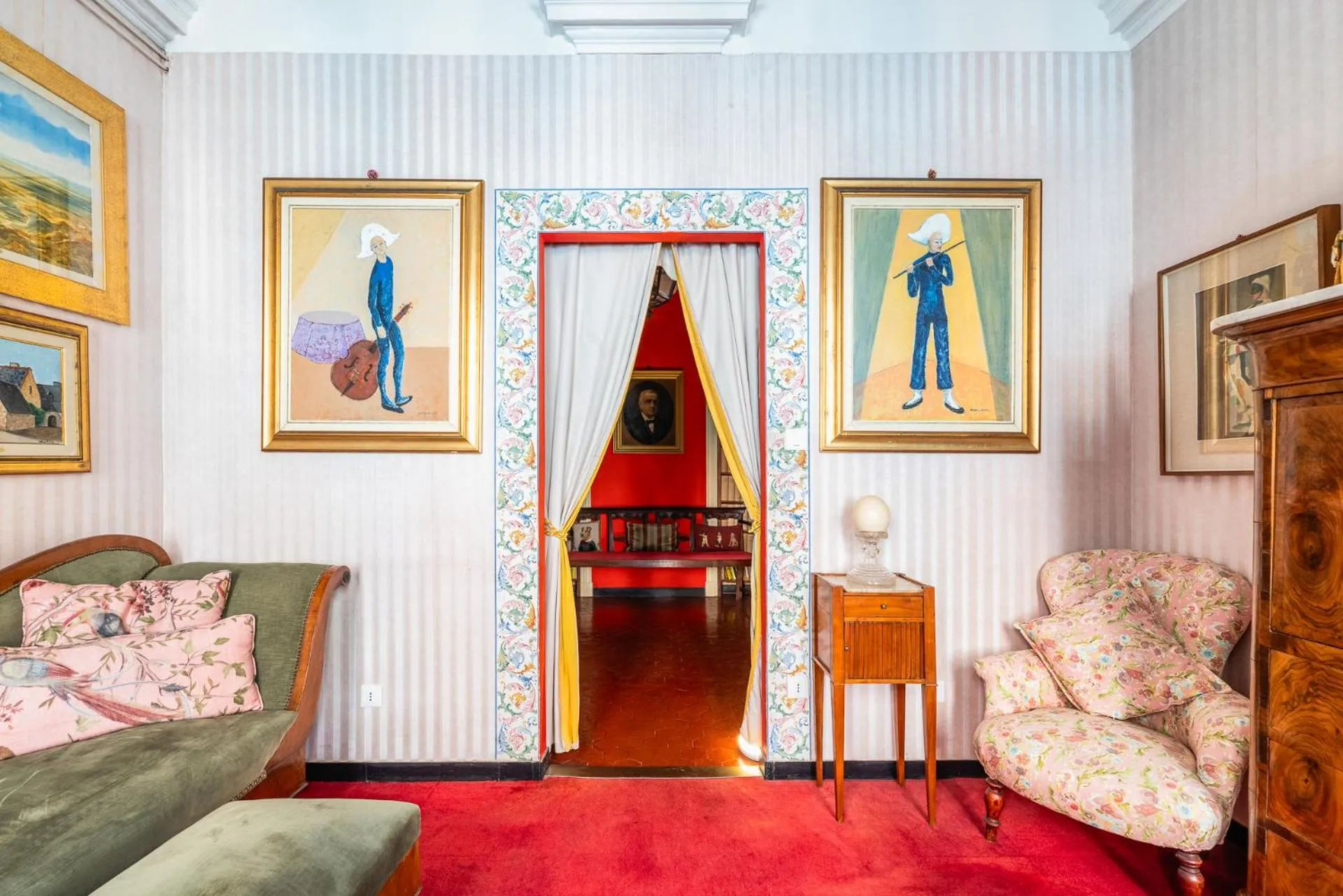 Living room in Casa d'artista - Camere in residenza di Charme