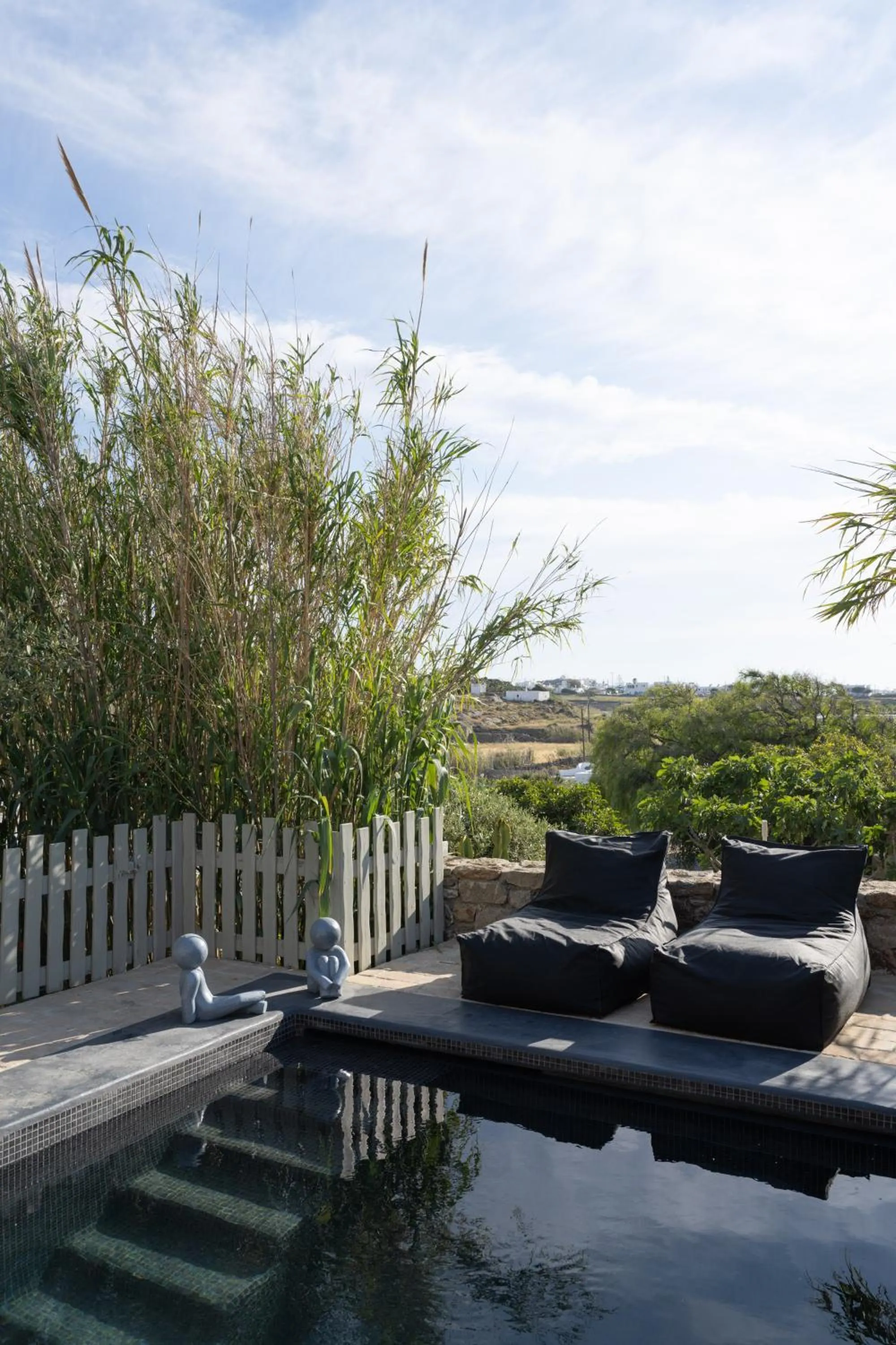 Patio in Ikies of Mykonos