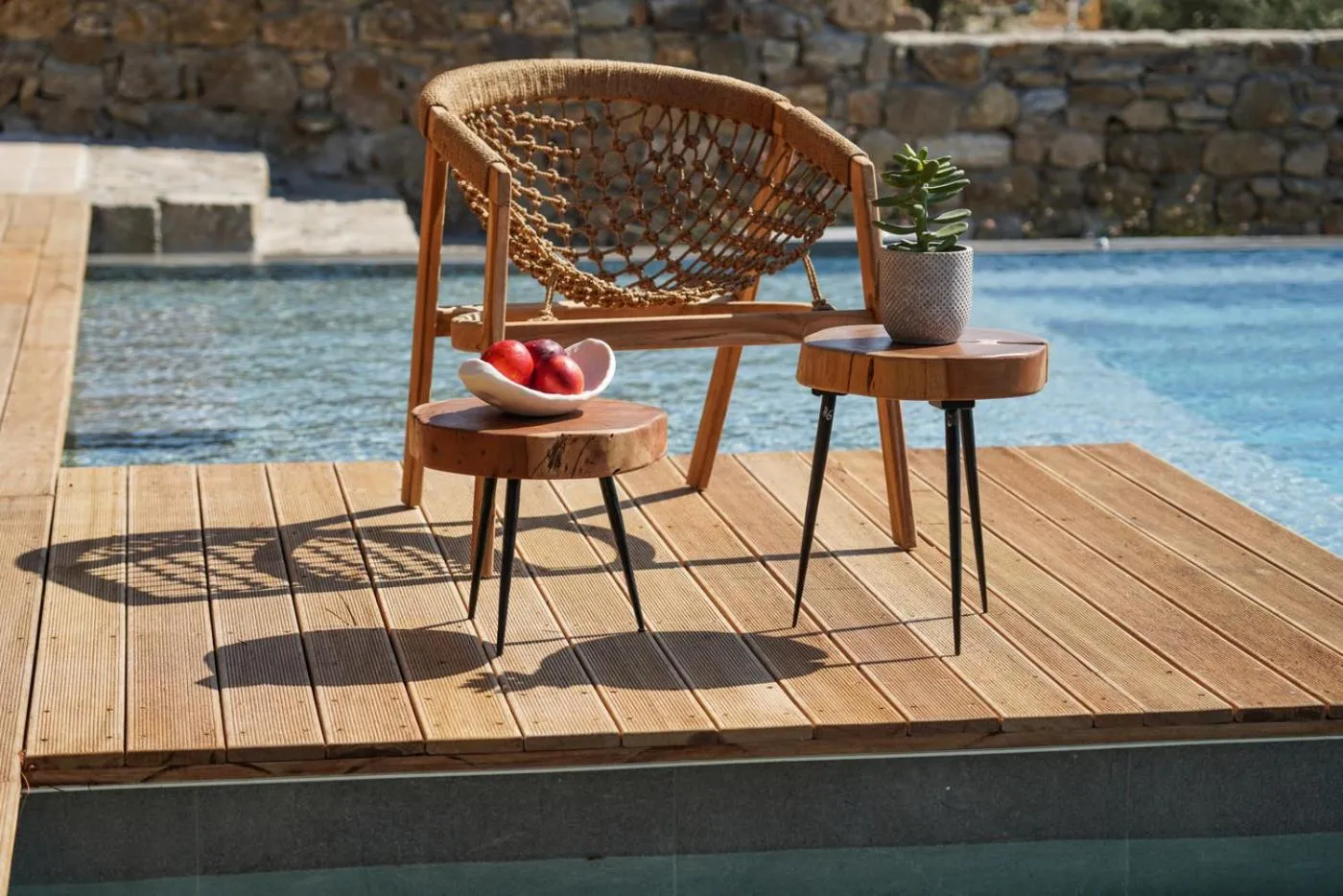 Patio in Ikies of Mykonos