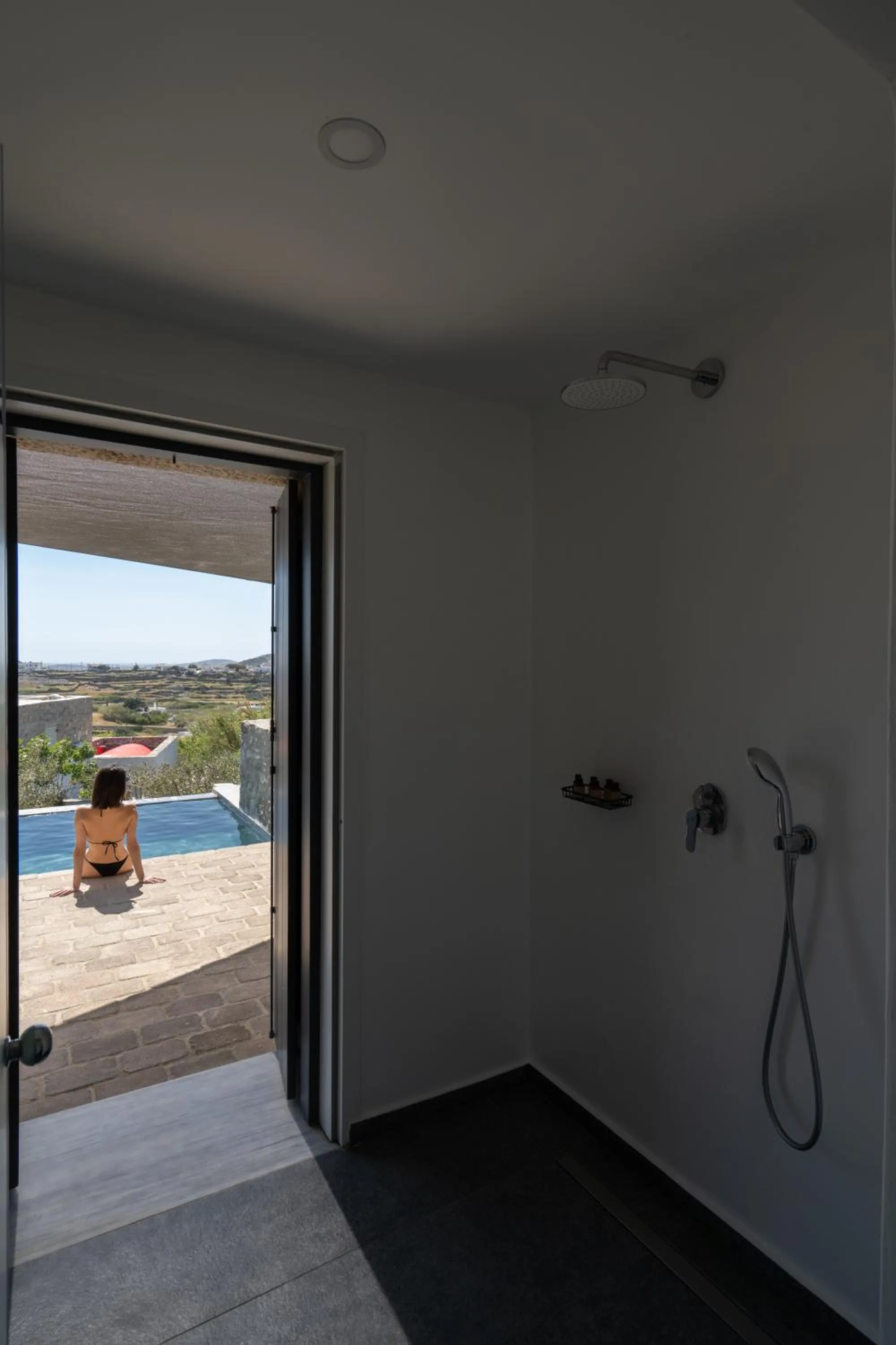 Bathroom in Ikies of Mykonos