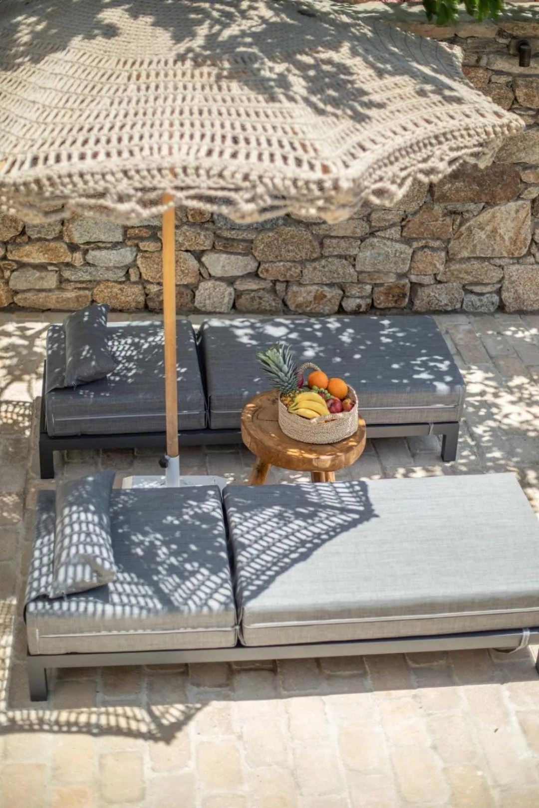 Patio in Ikies of Mykonos