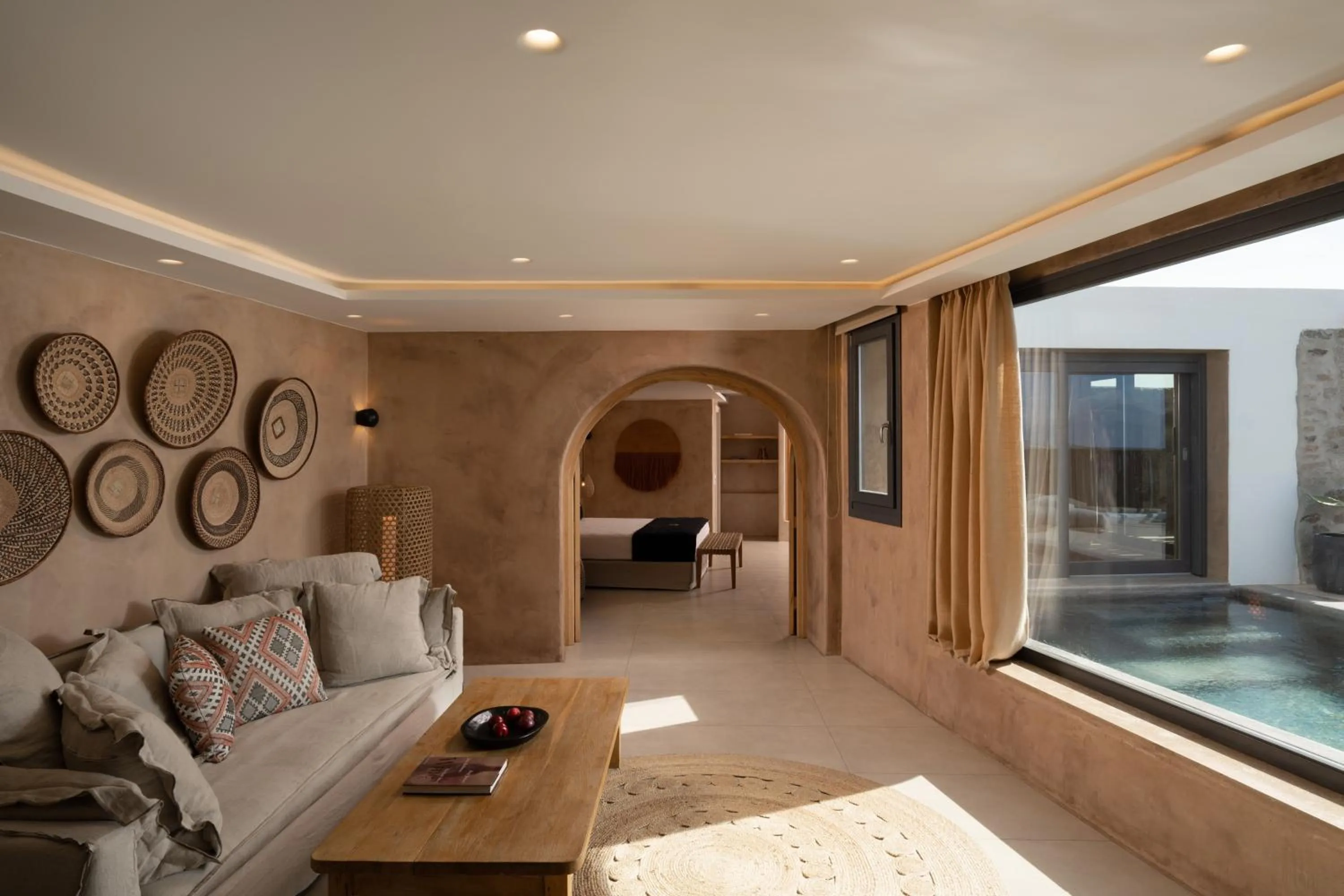 Bed in Ikies of Mykonos