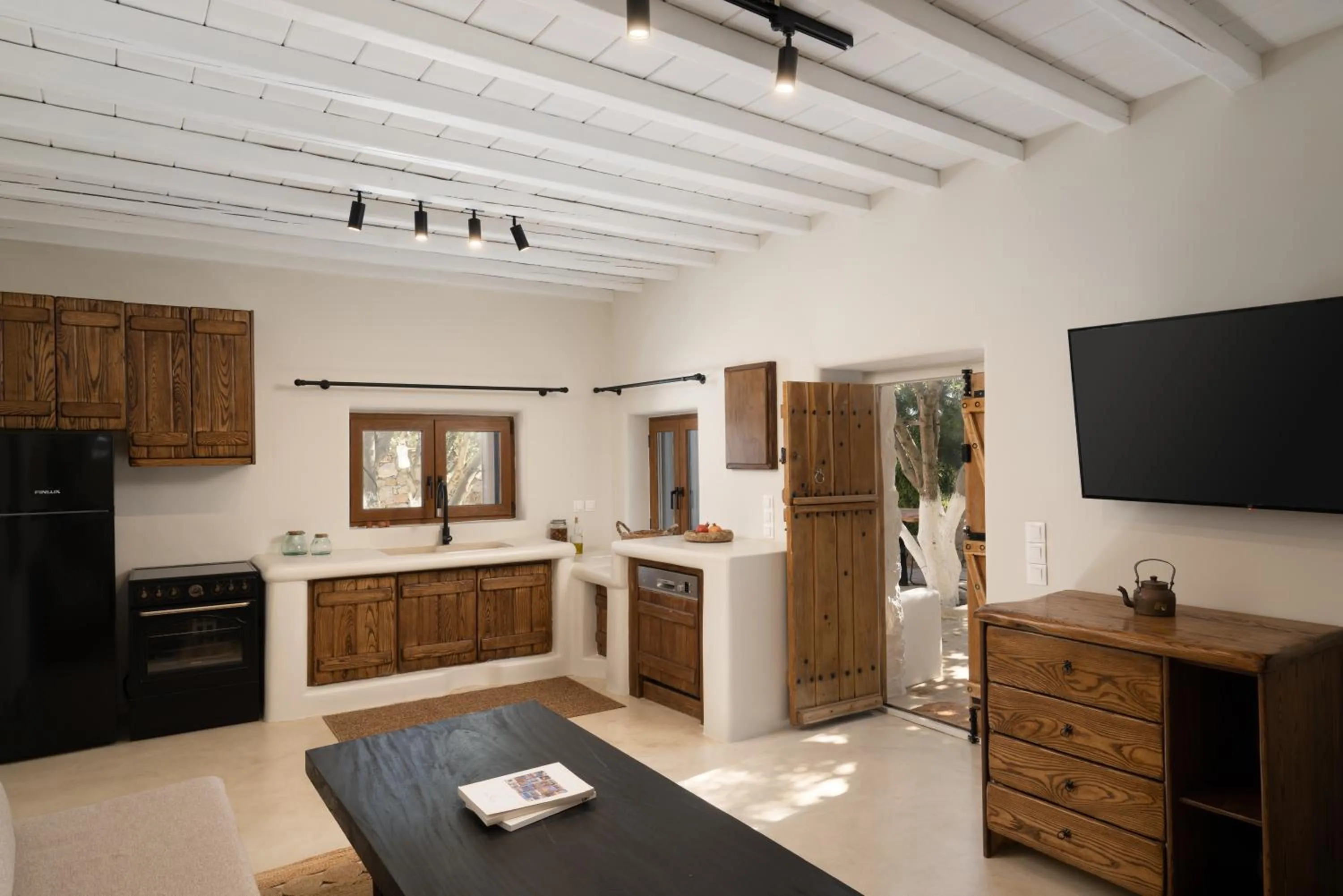 Living room in Ikies of Mykonos