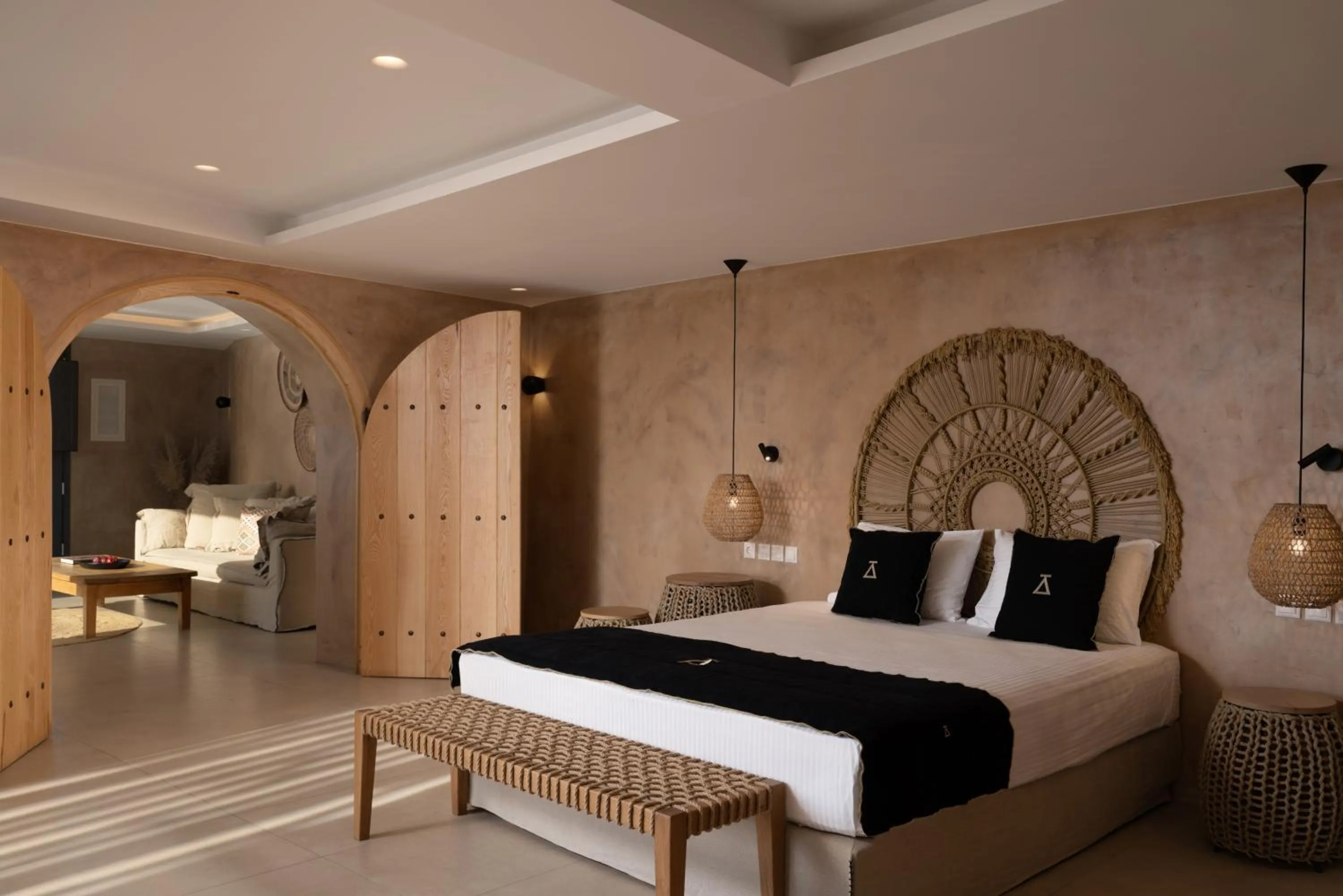 Bed in Ikies of Mykonos