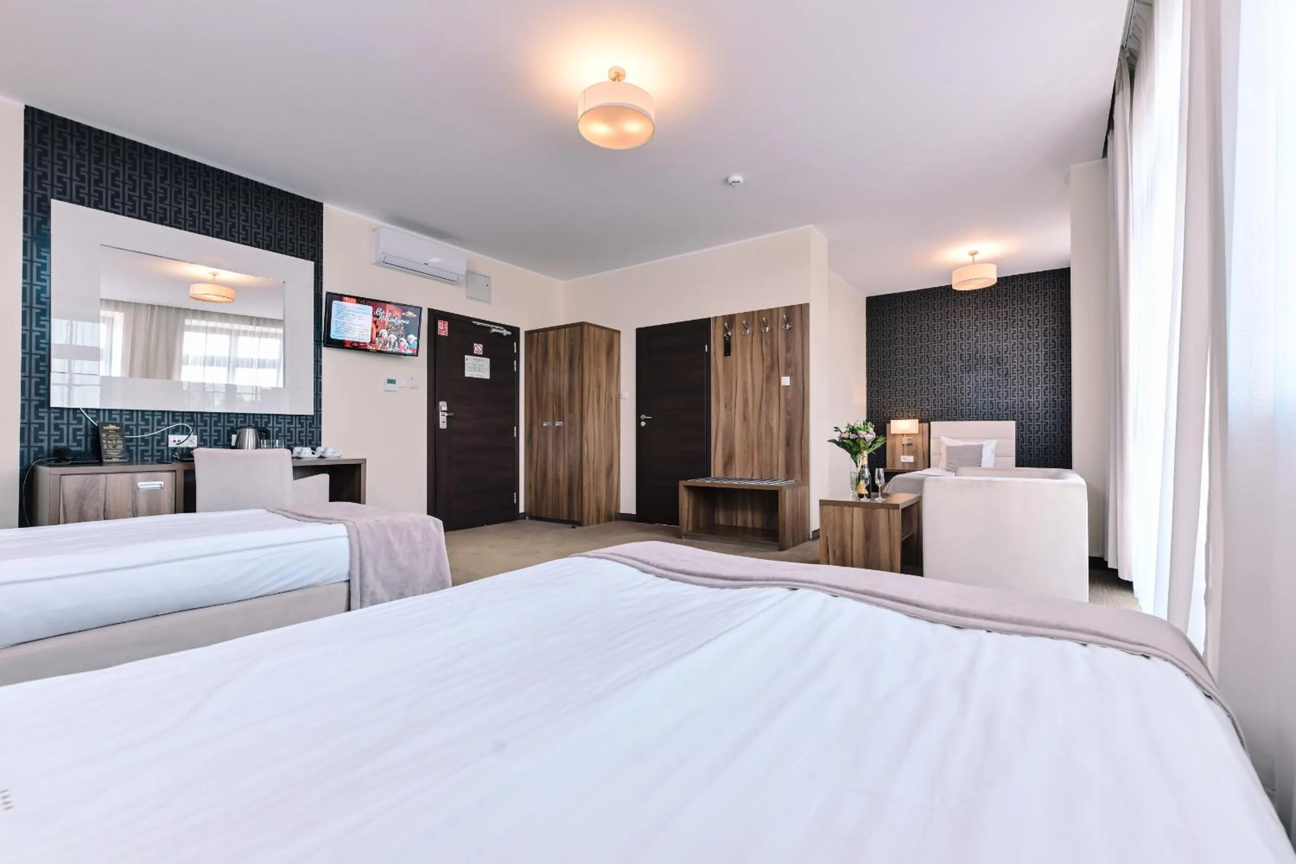 Bed in Hotel Zamek Gniew