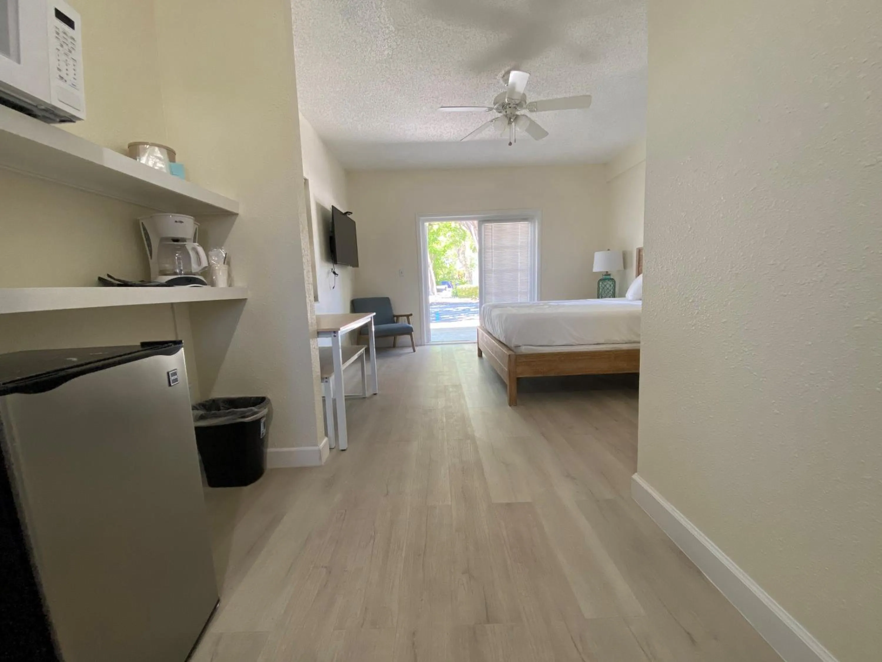 Bed in Amoray Dive Resort