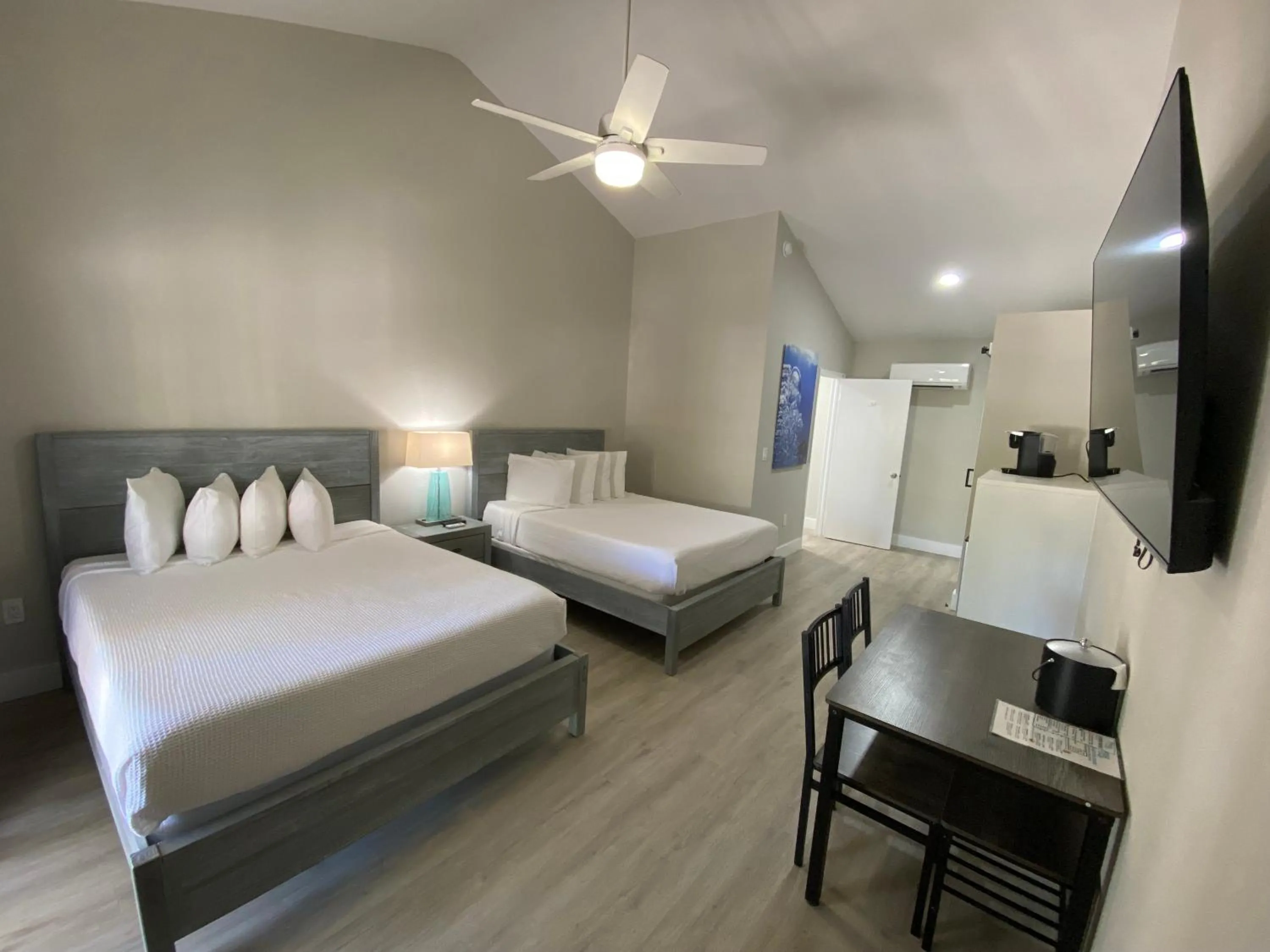 Bed in Amoray Dive Resort