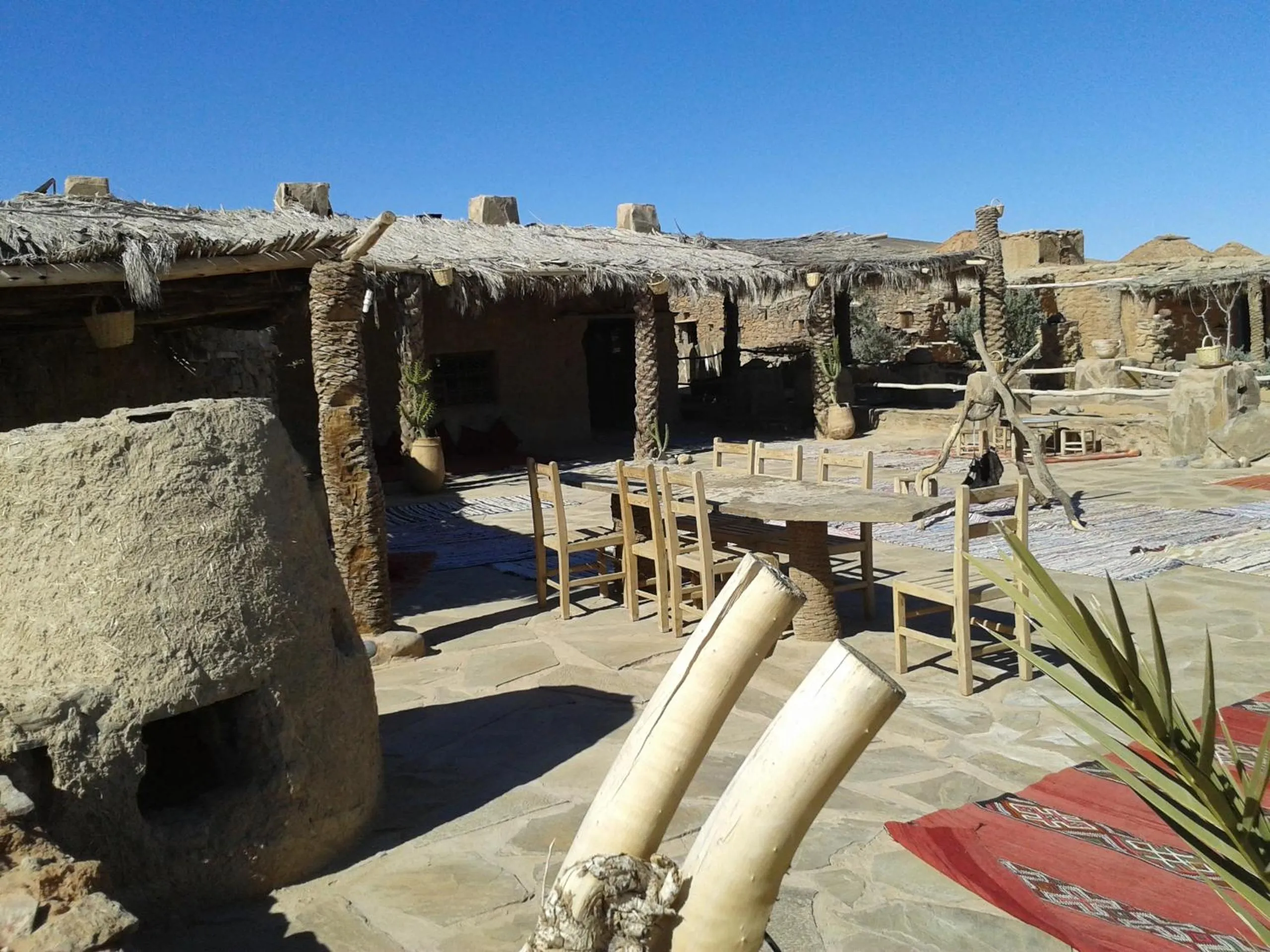Balcony/Terrace in Maison Boutchrafine