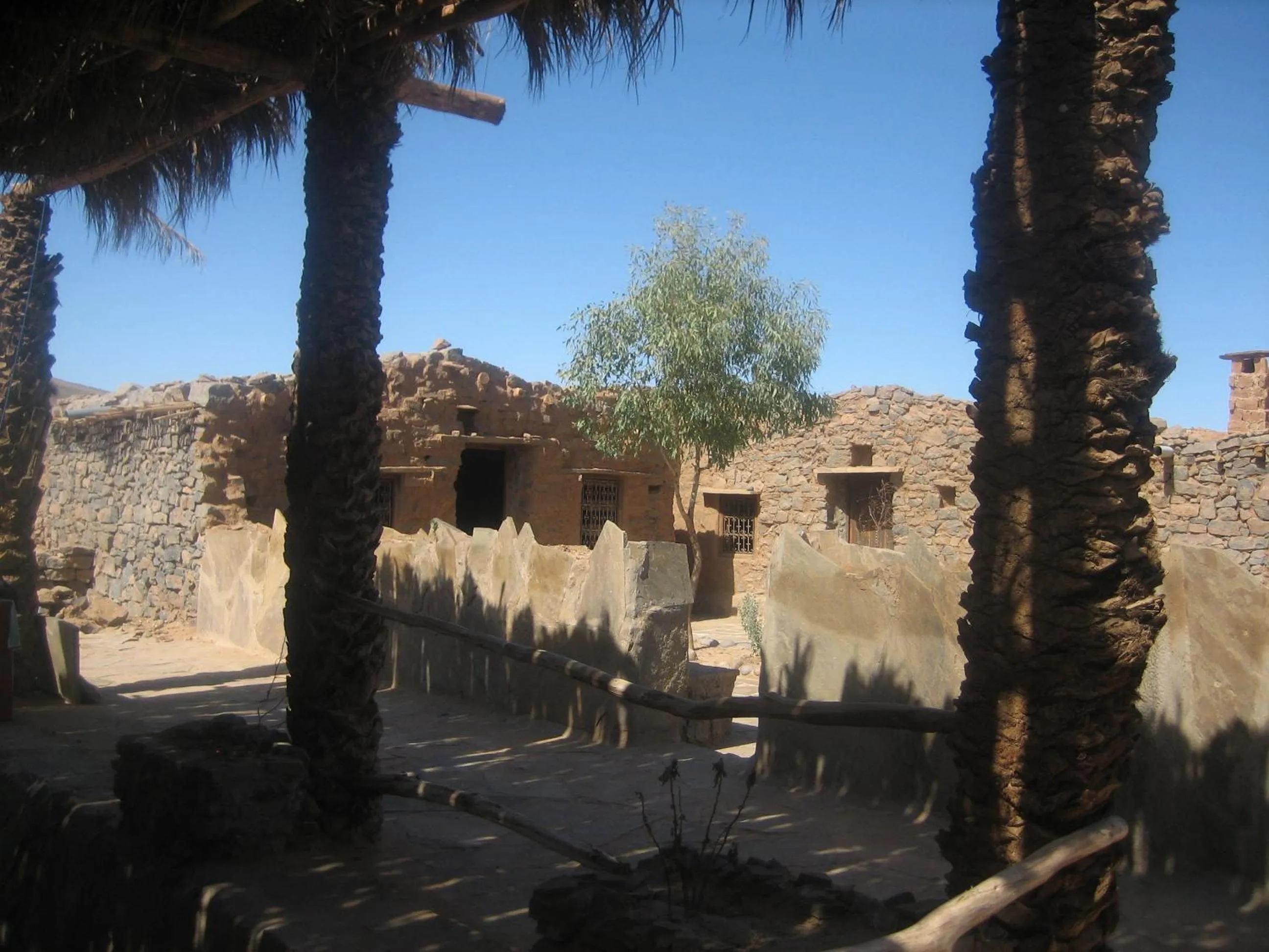 Garden view in Maison Boutchrafine