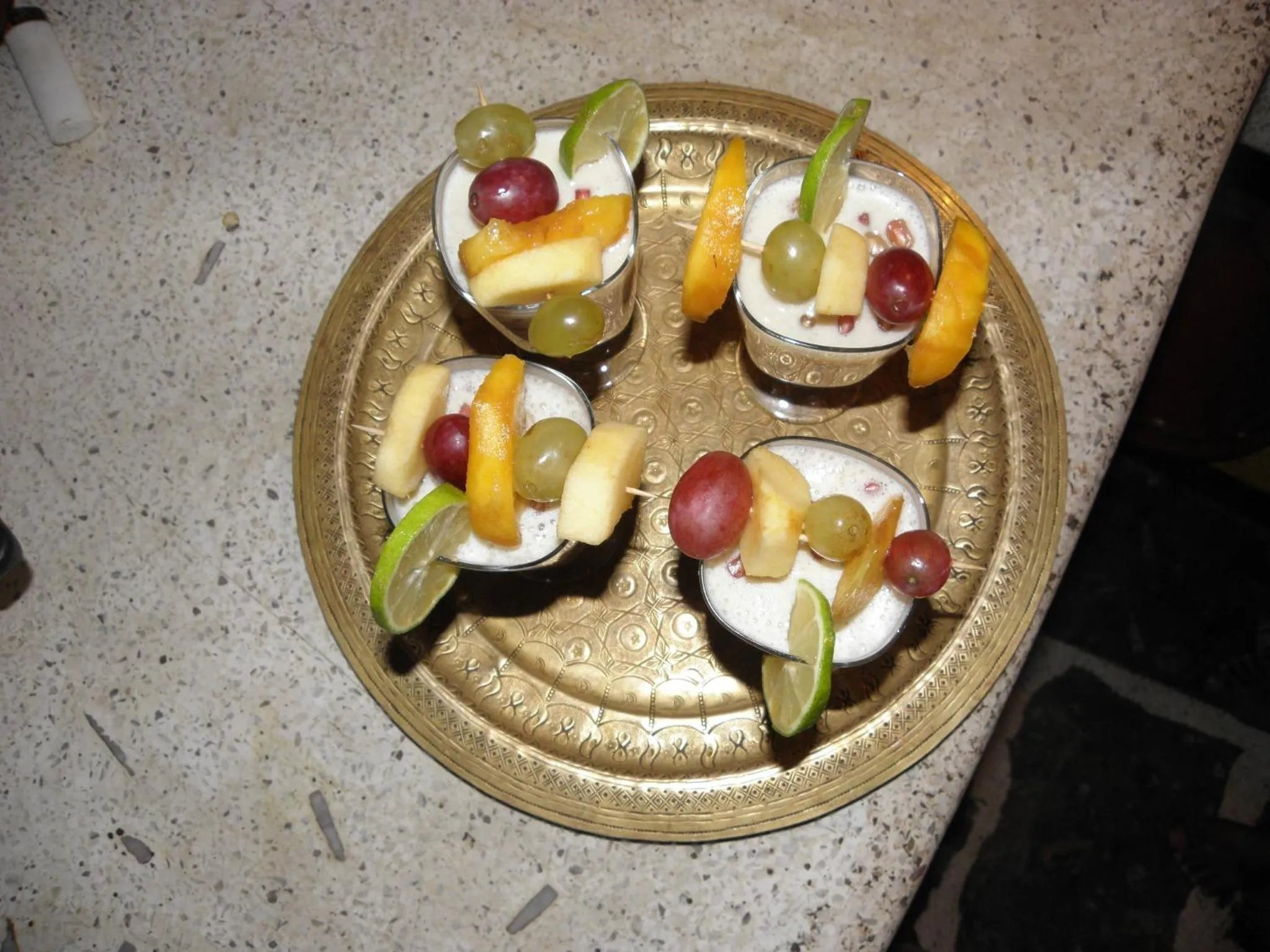 Food and drinks in Maison Boutchrafine