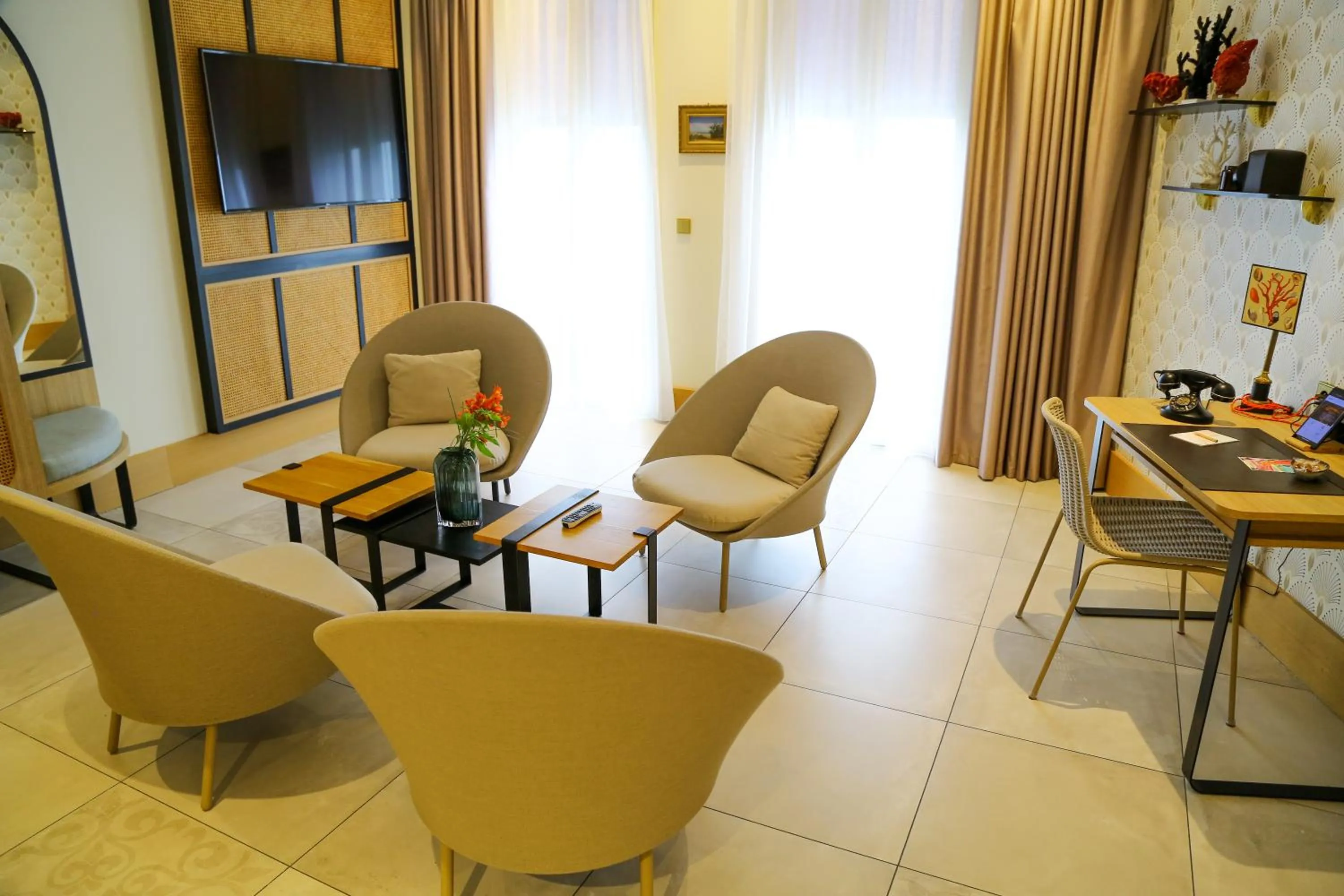 Seating area in Splendid Hôtel & Spa