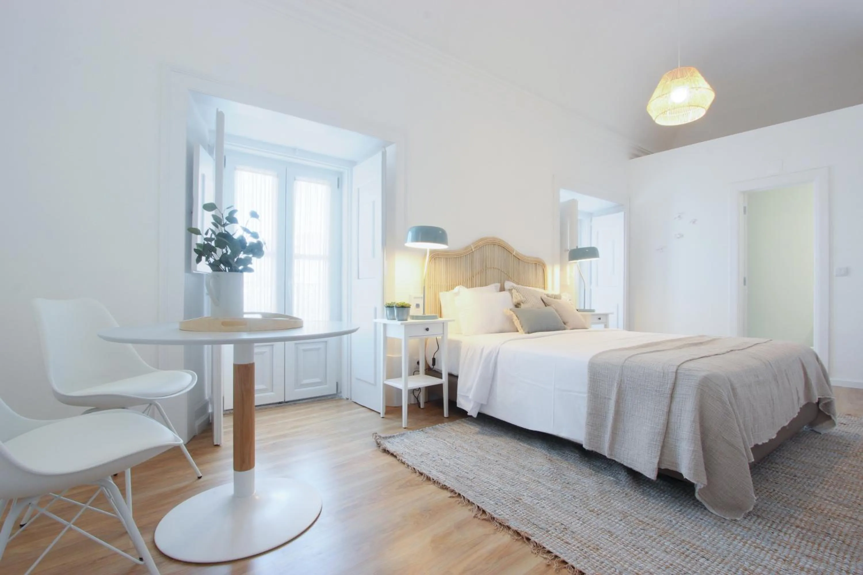 Bed in Lavradores Boutique Guesthouse