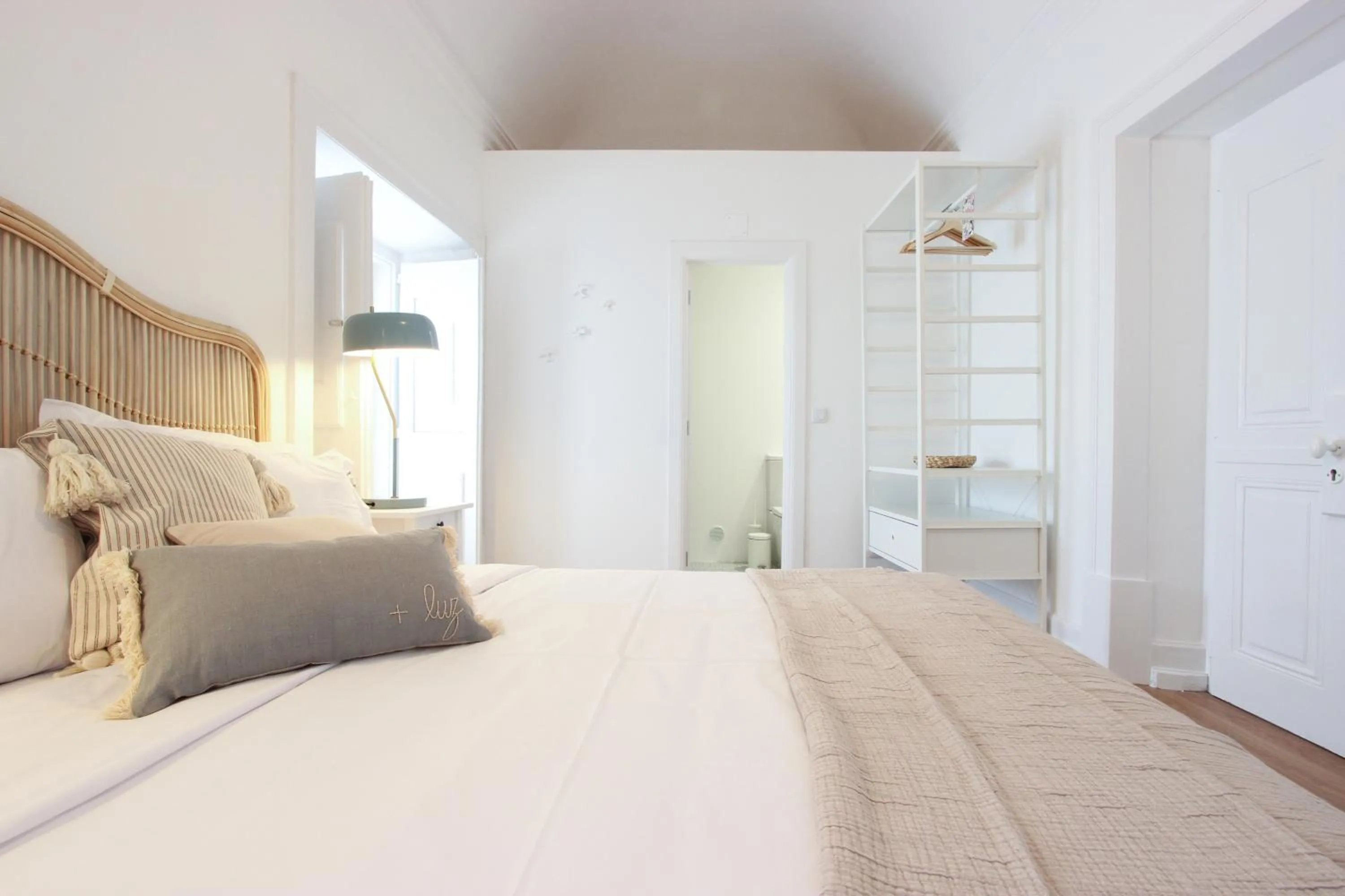 Bed in Lavradores Boutique Guesthouse