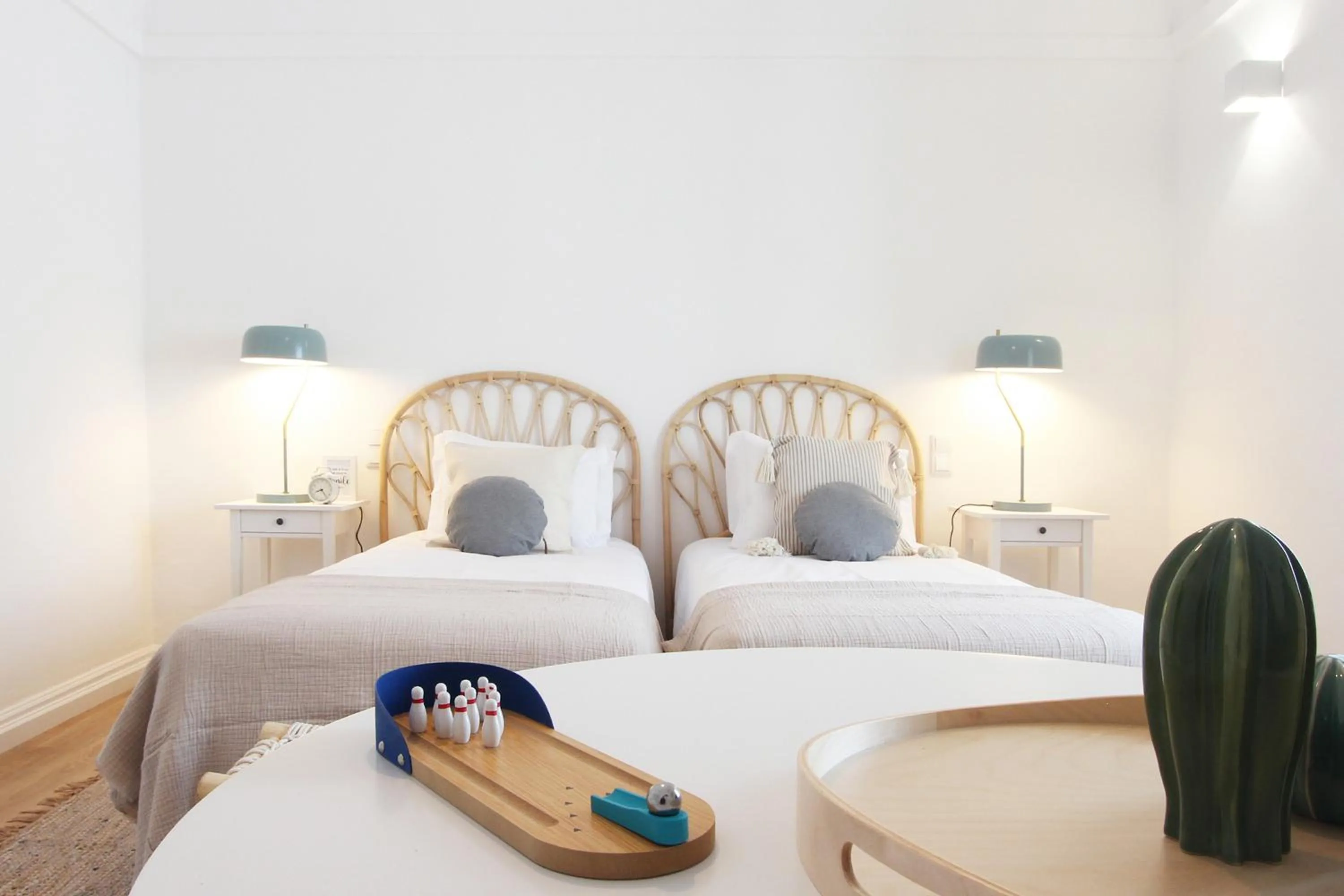 Bed in Lavradores Boutique Guesthouse