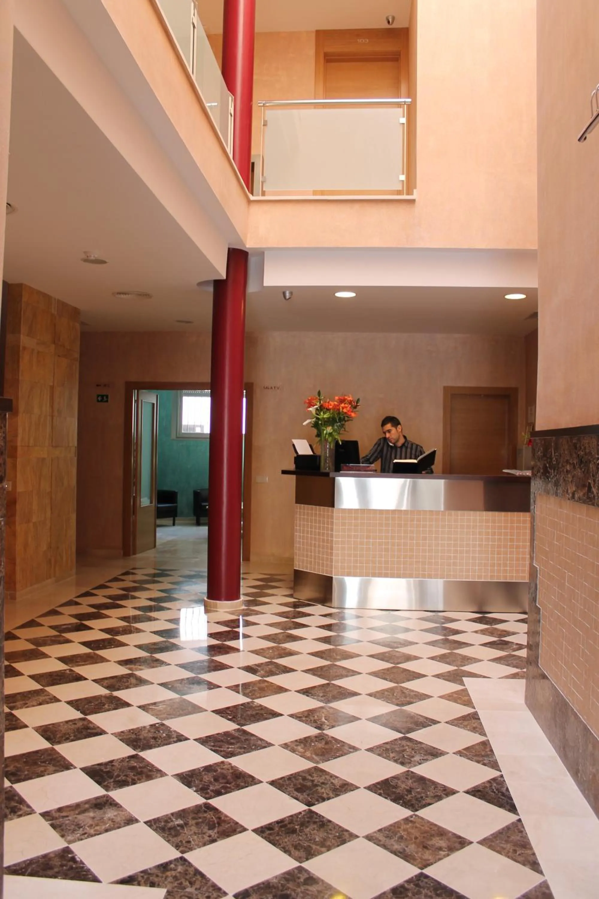 Lobby or reception in Hotel Carmen