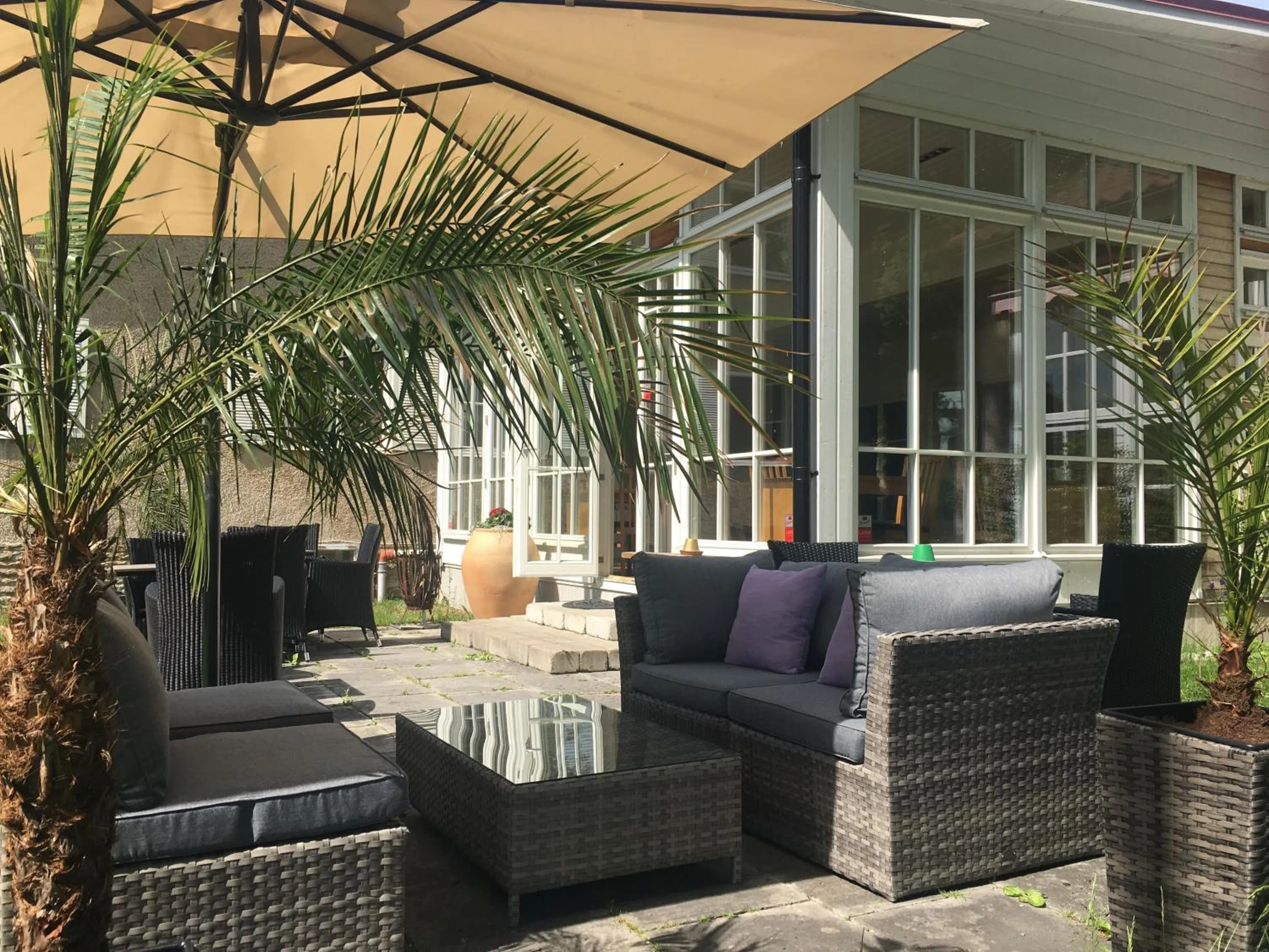 Patio in Hotel Wictoria