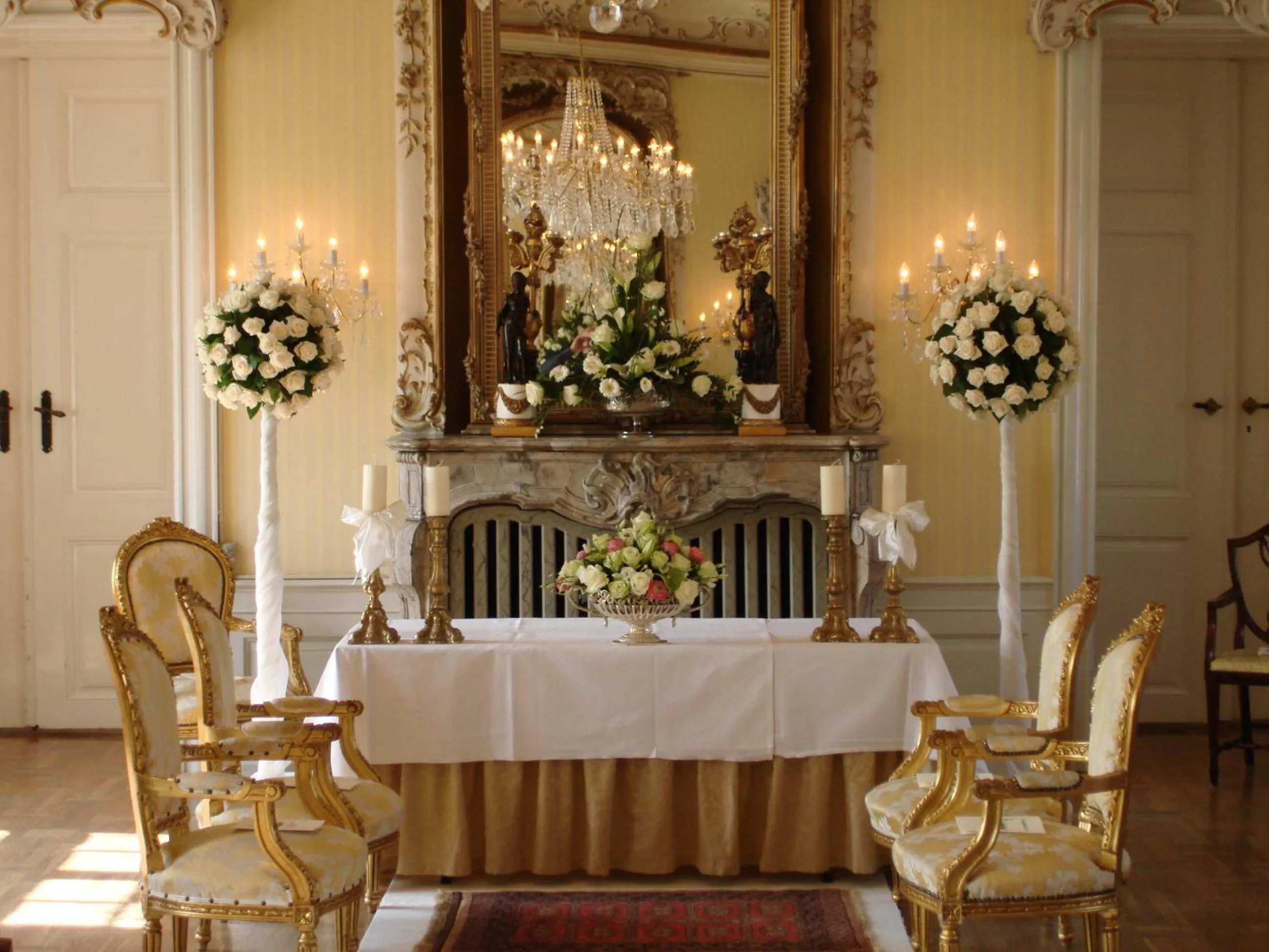 Living room in Hvedholm Slotshotel