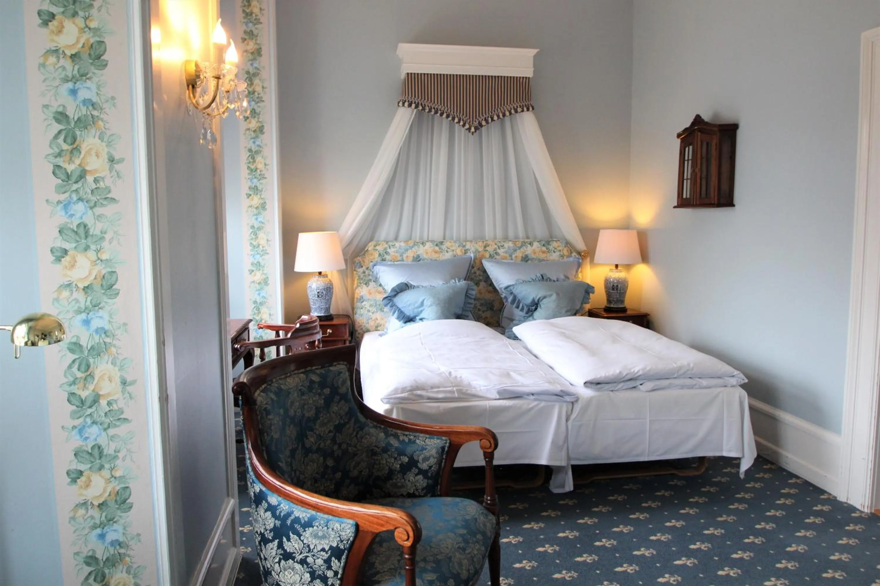 Bed in Hvedholm Slotshotel