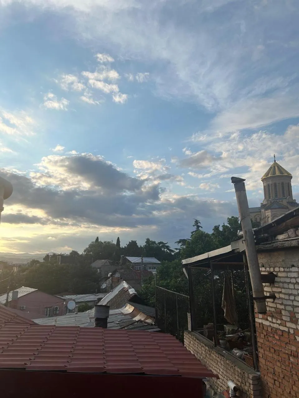 Sunset in Tbilisi Center Hotel
