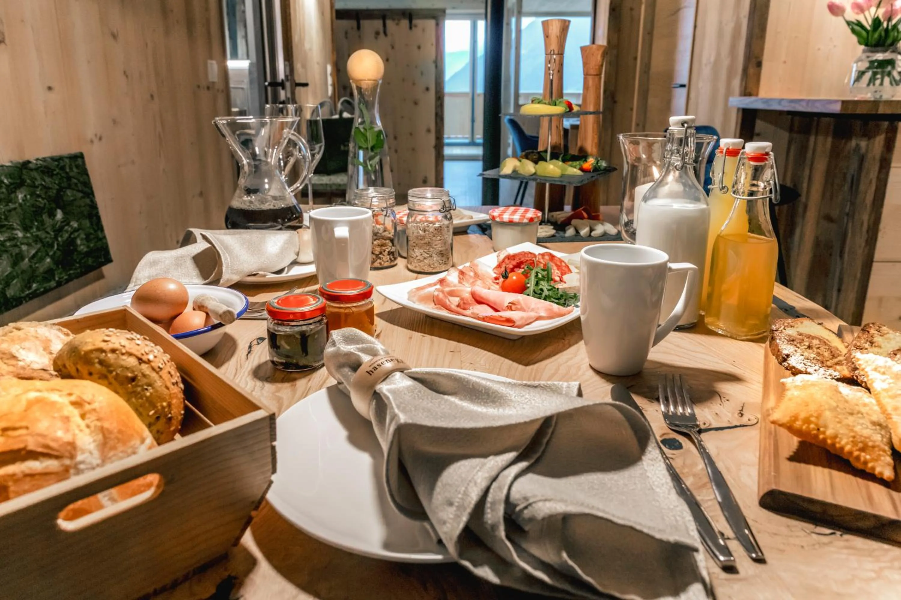 Breakfast in Mountain Village Hasenegg