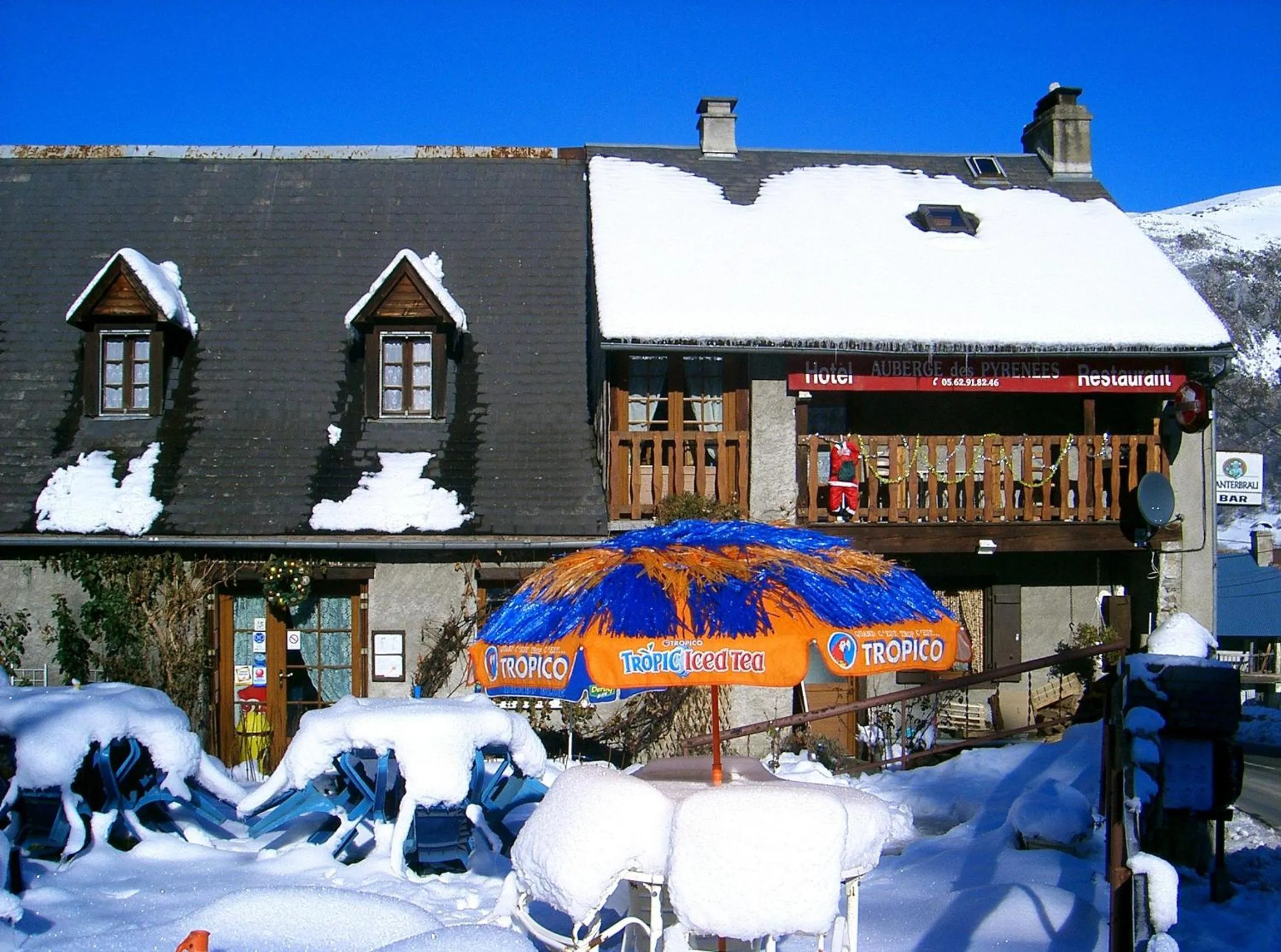 Balcony/Terrace in Auberge des Pyrénées