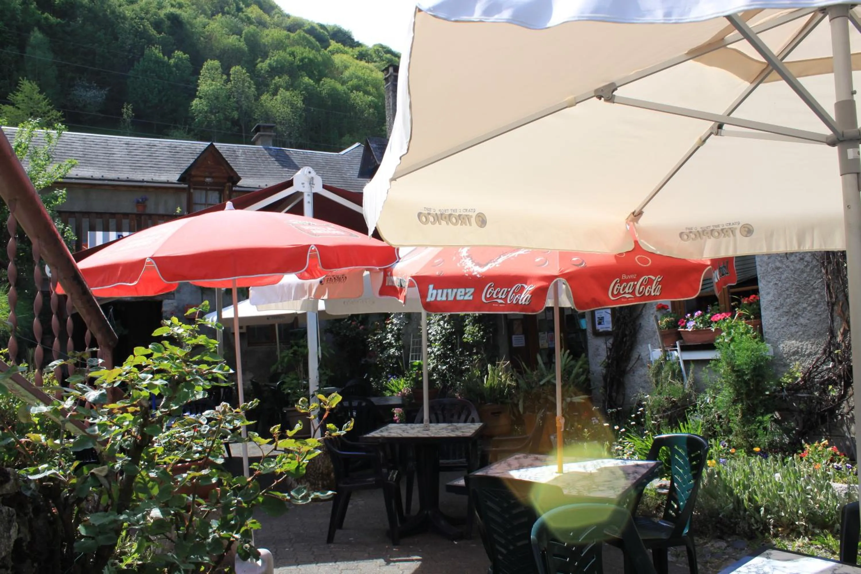 Balcony/Terrace in Auberge des Pyrénées