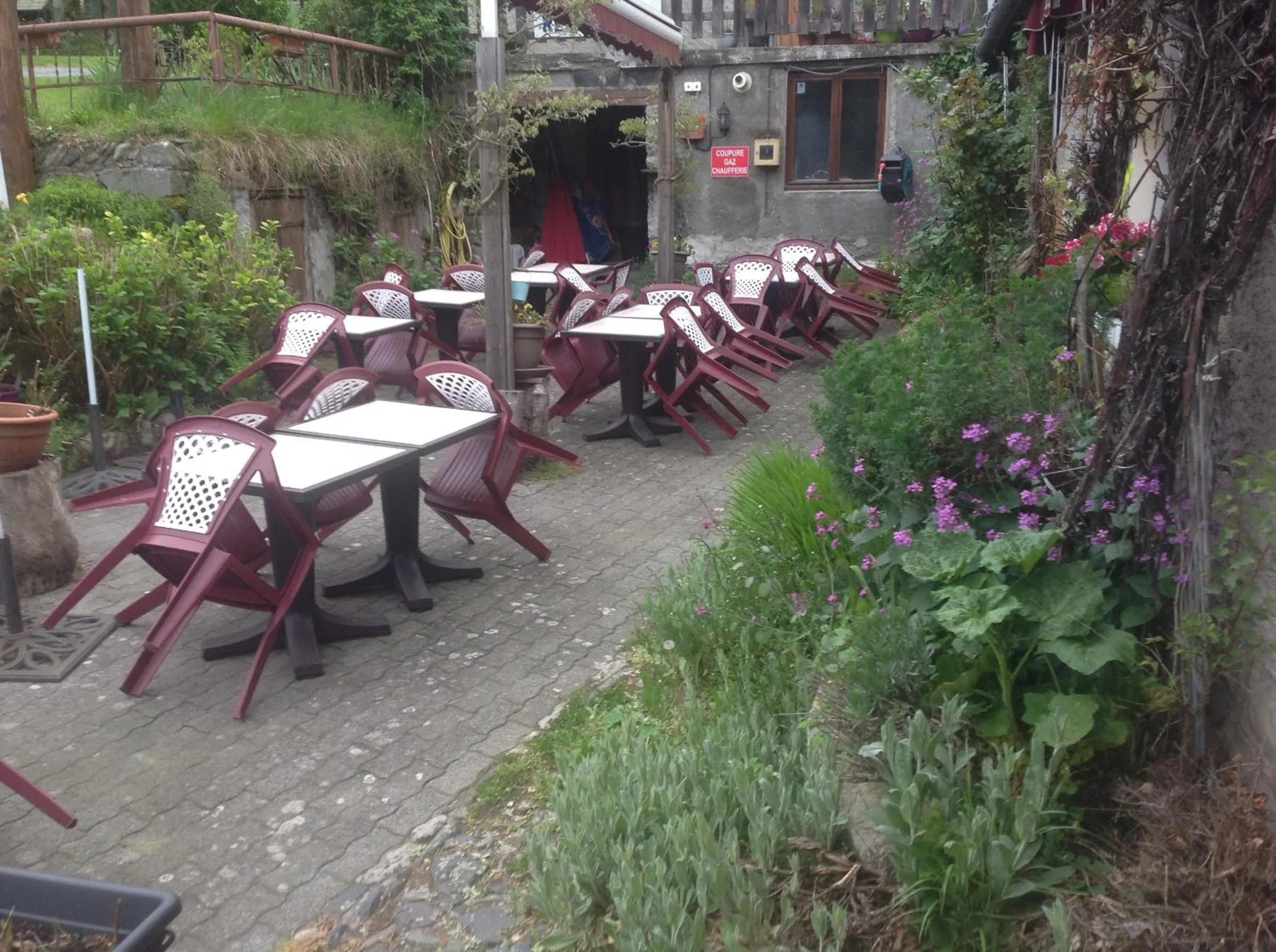 Balcony/Terrace in Auberge des Pyrénées