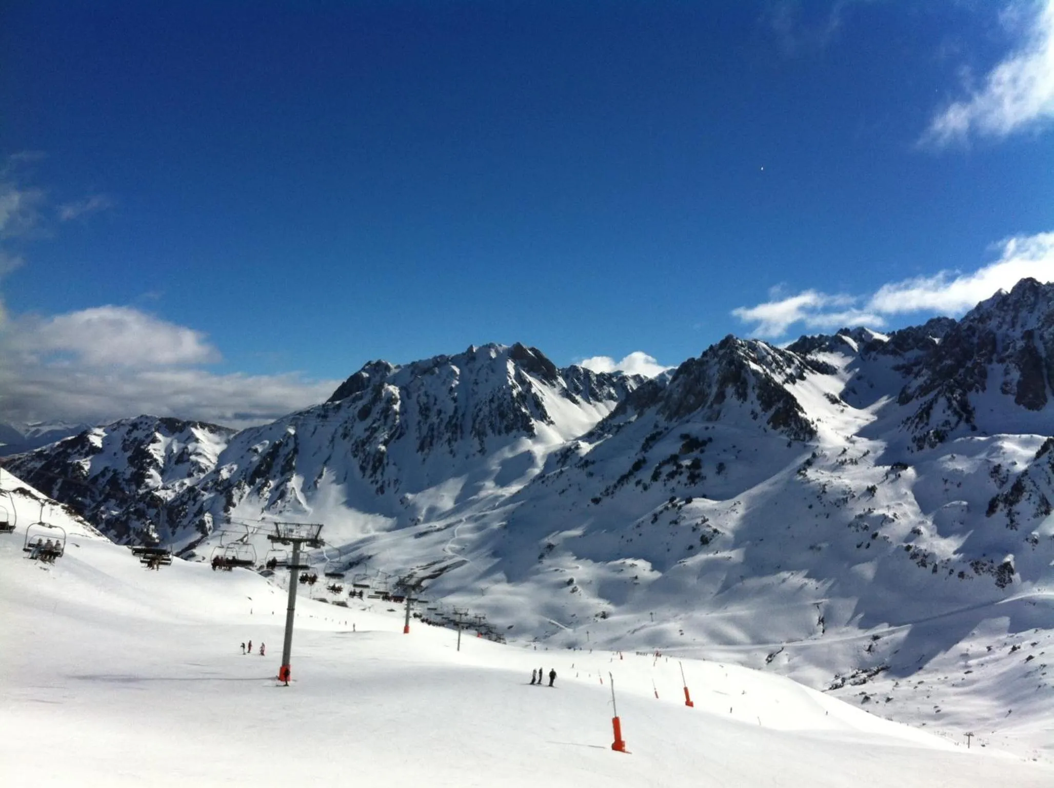 Skiing in Auberge des Pyrénées