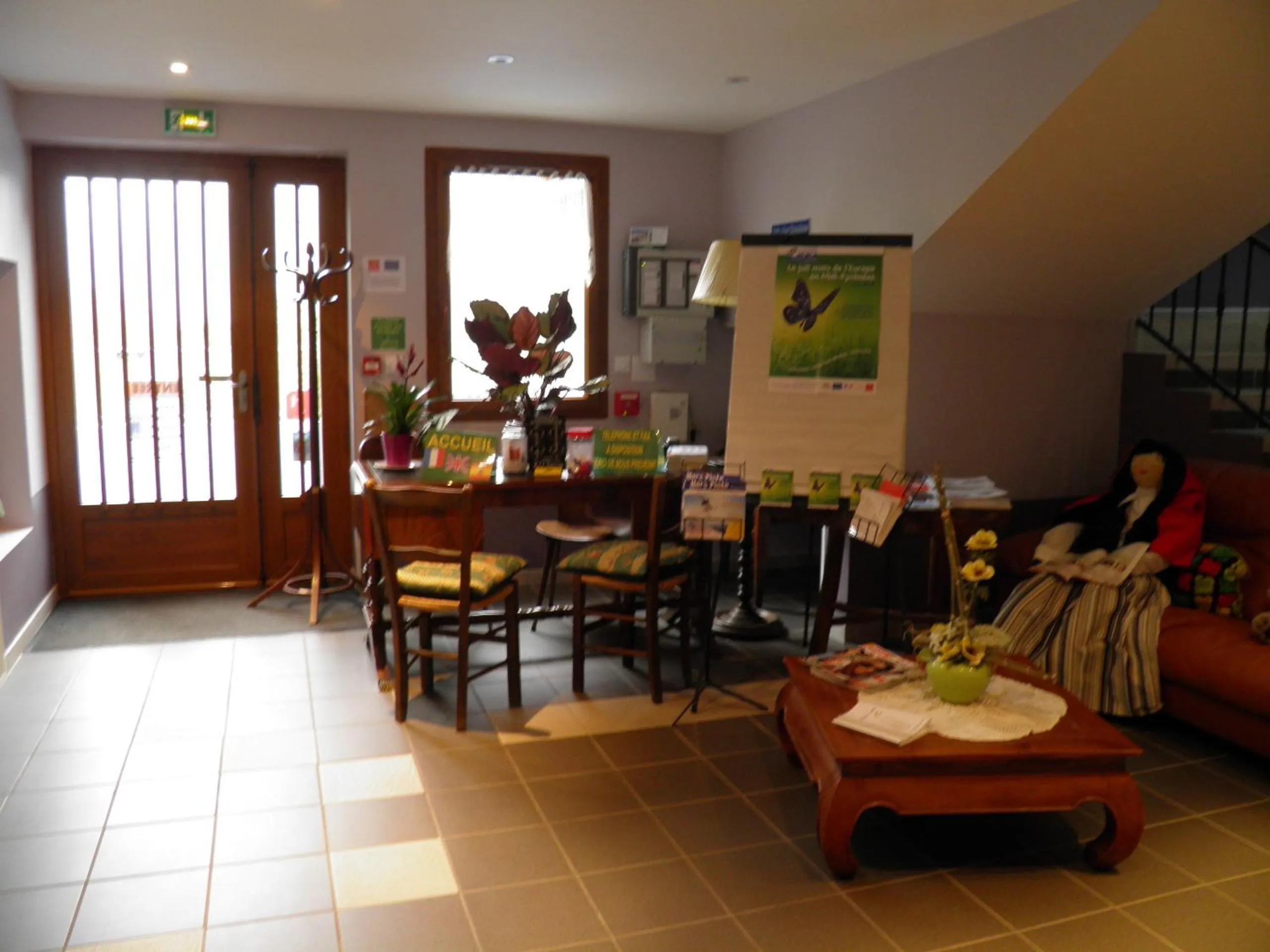 Lobby or reception in Auberge des Pyrénées