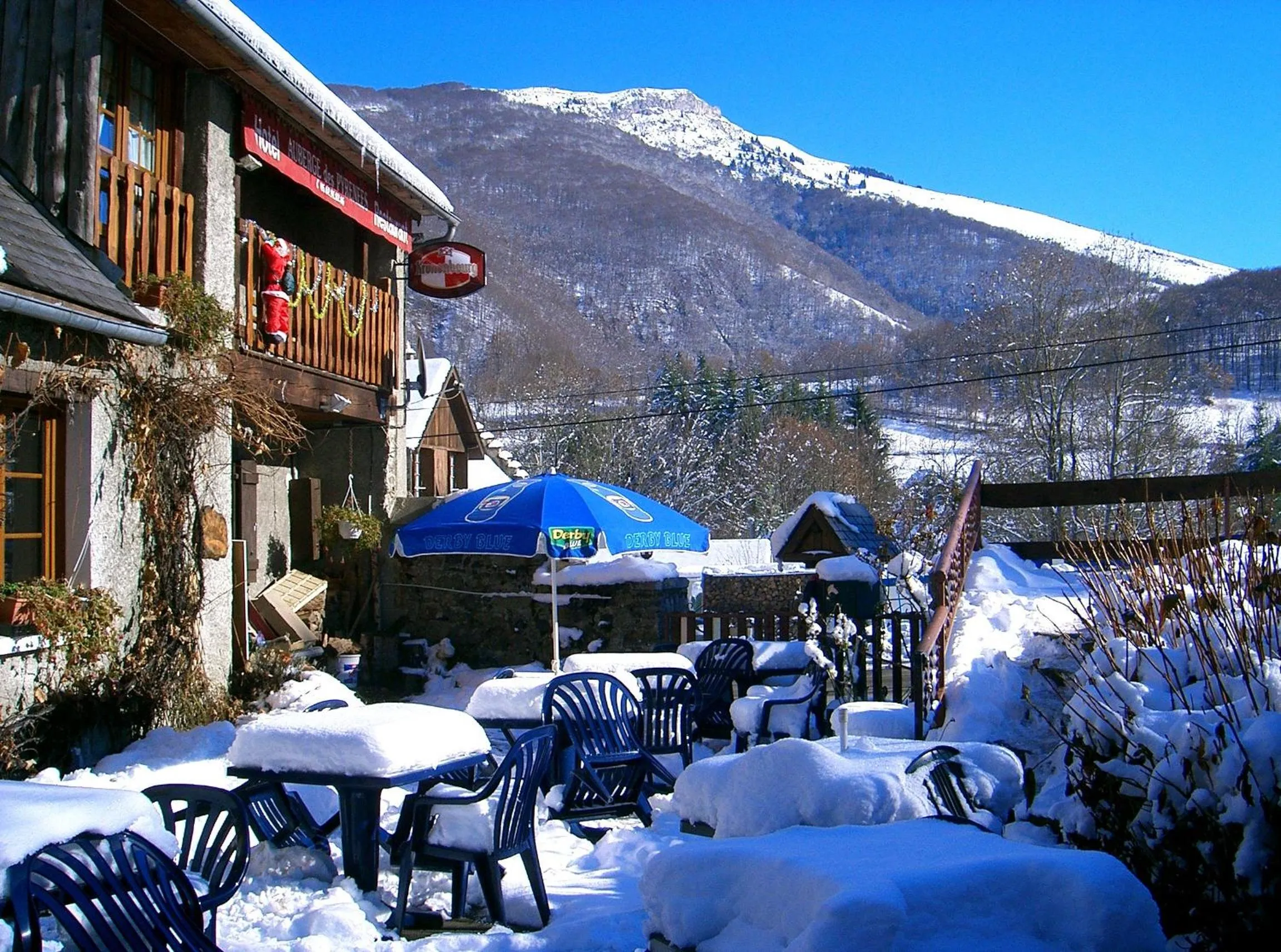 Balcony/Terrace in Auberge des Pyrénées