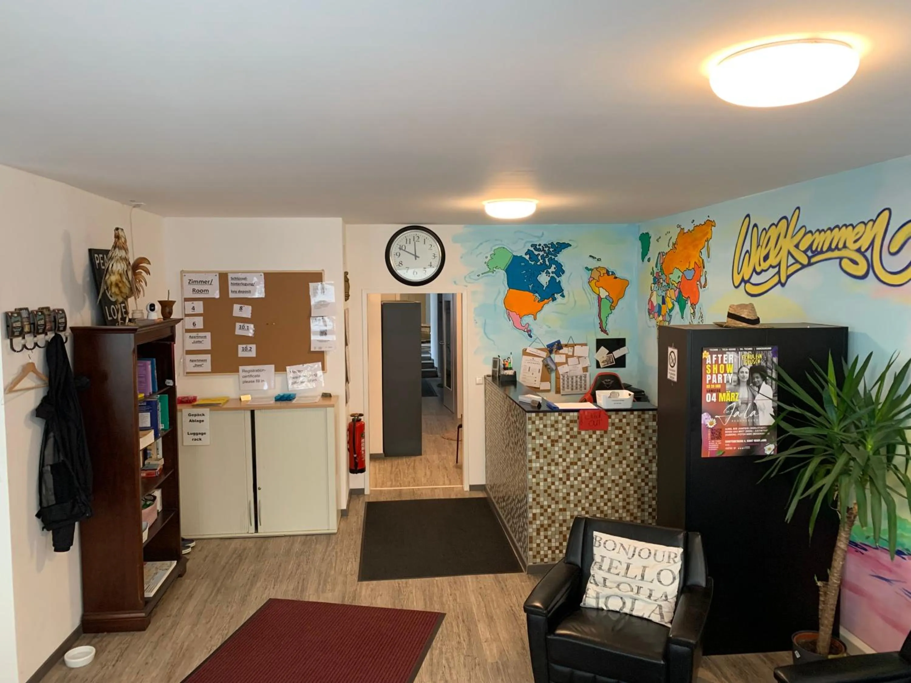 Lobby or reception in Hostel am Ostentor