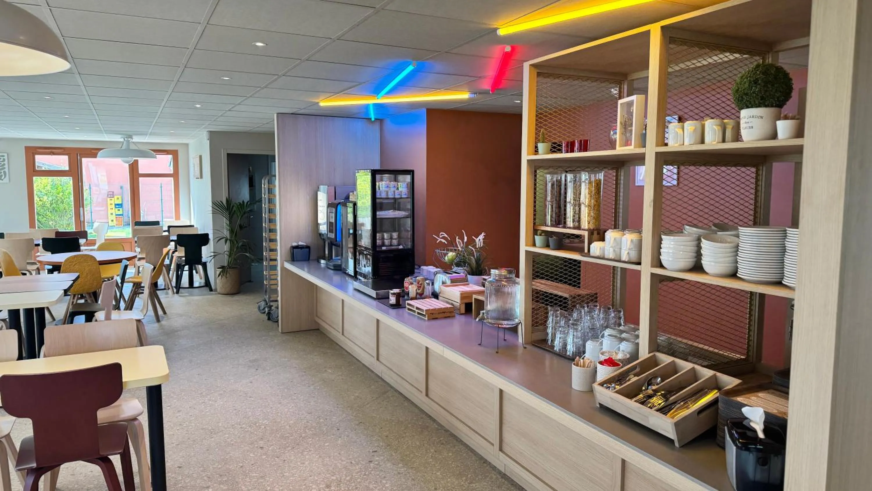 Buffet breakfast in B&B HOTEL Saint-Witz Roissy