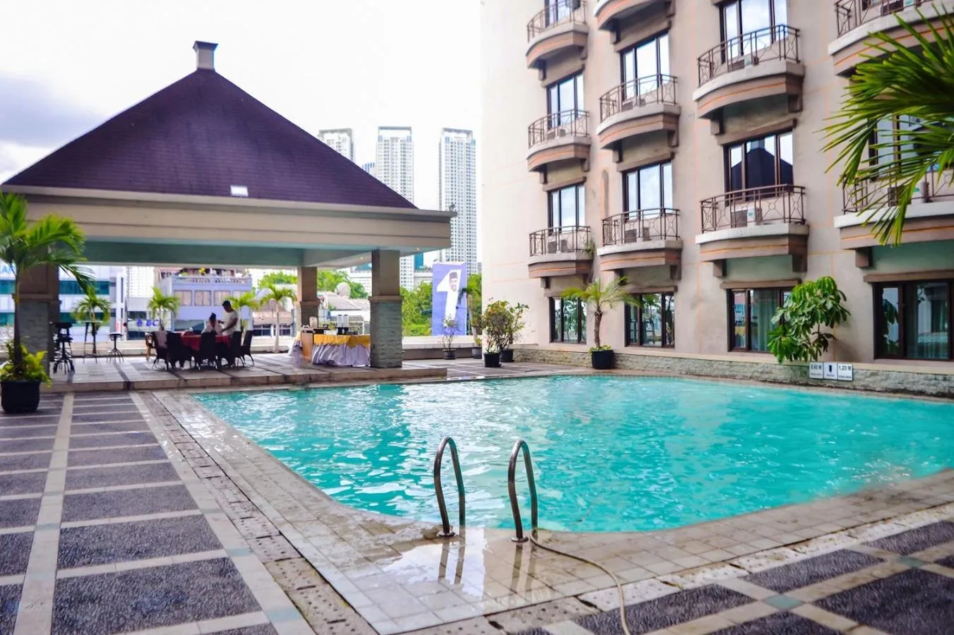 Swimming pool in Mega Anggrek Hotel Jakarta Slipi